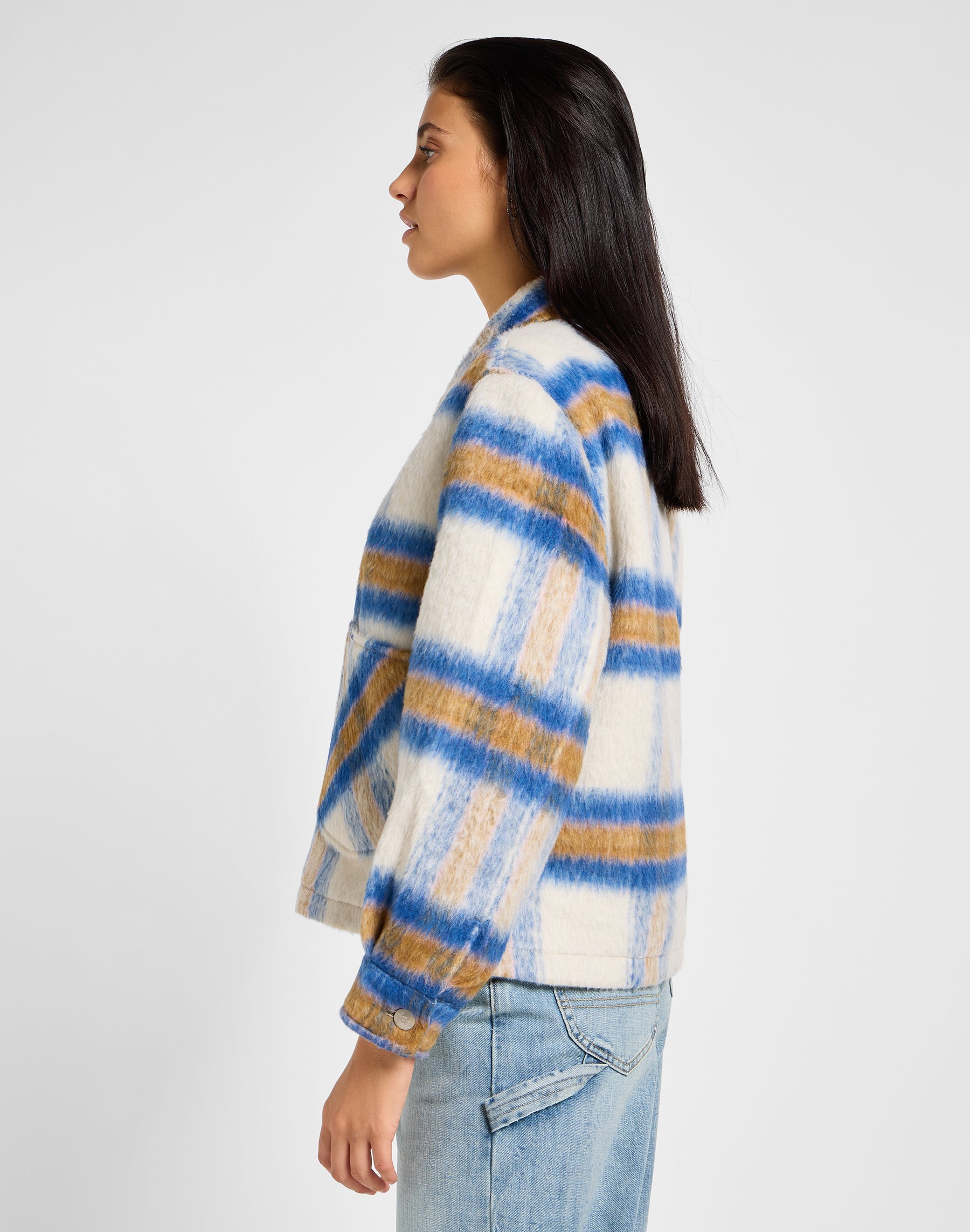 Cropped Wool Jacket in Midcentury Jackets Lee