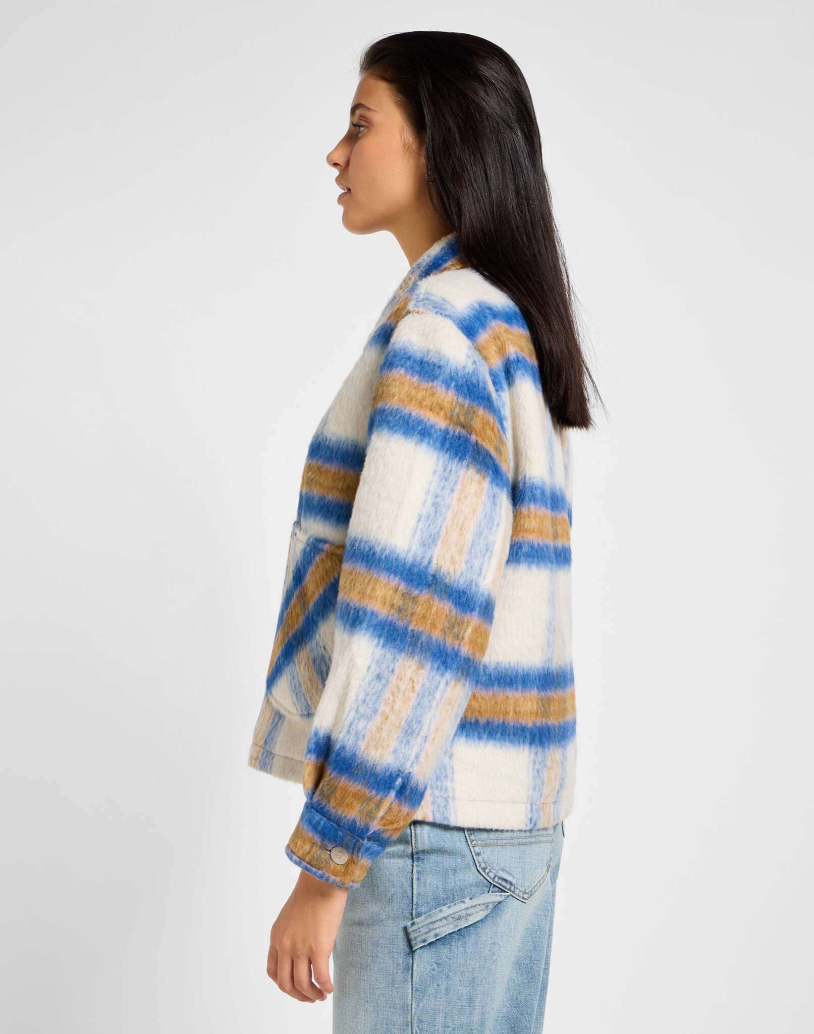 Cropped Wool Jacket in Midcentury Jackets Lee