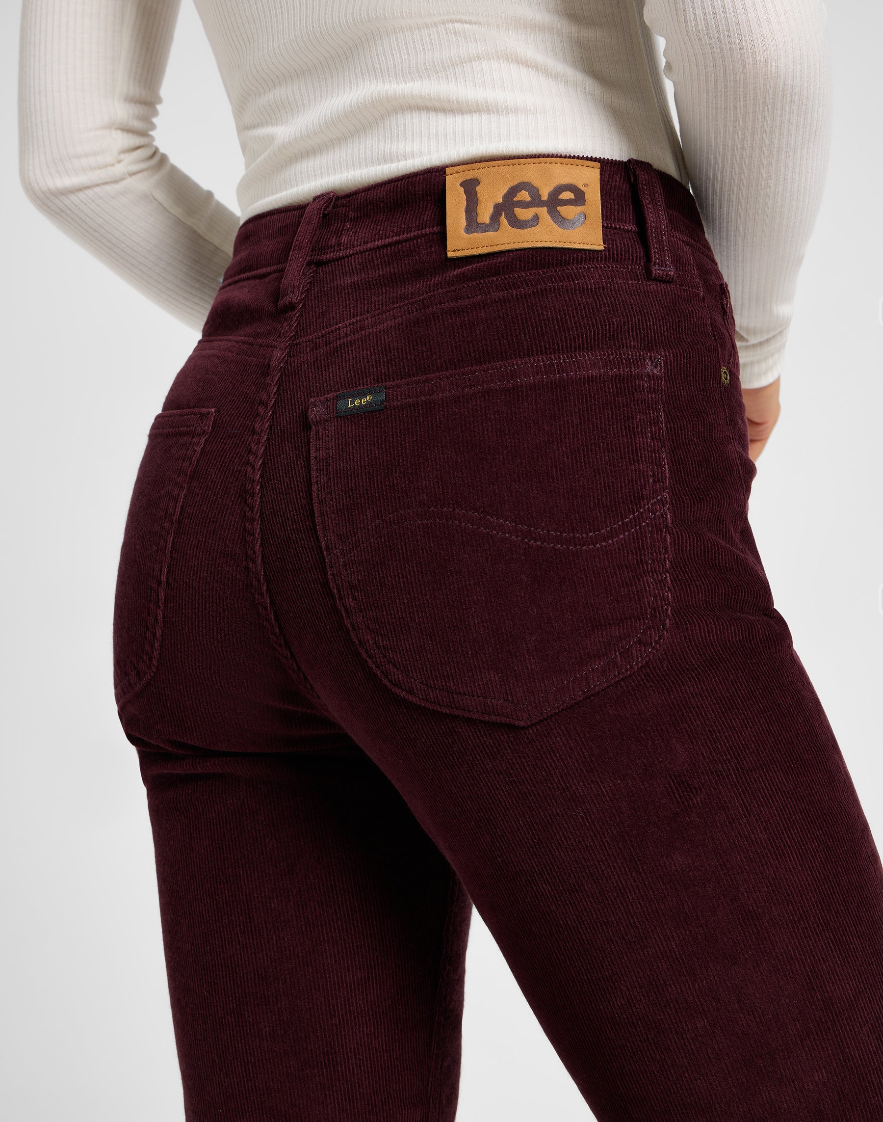 Carol in Velvet Beet pants Lee