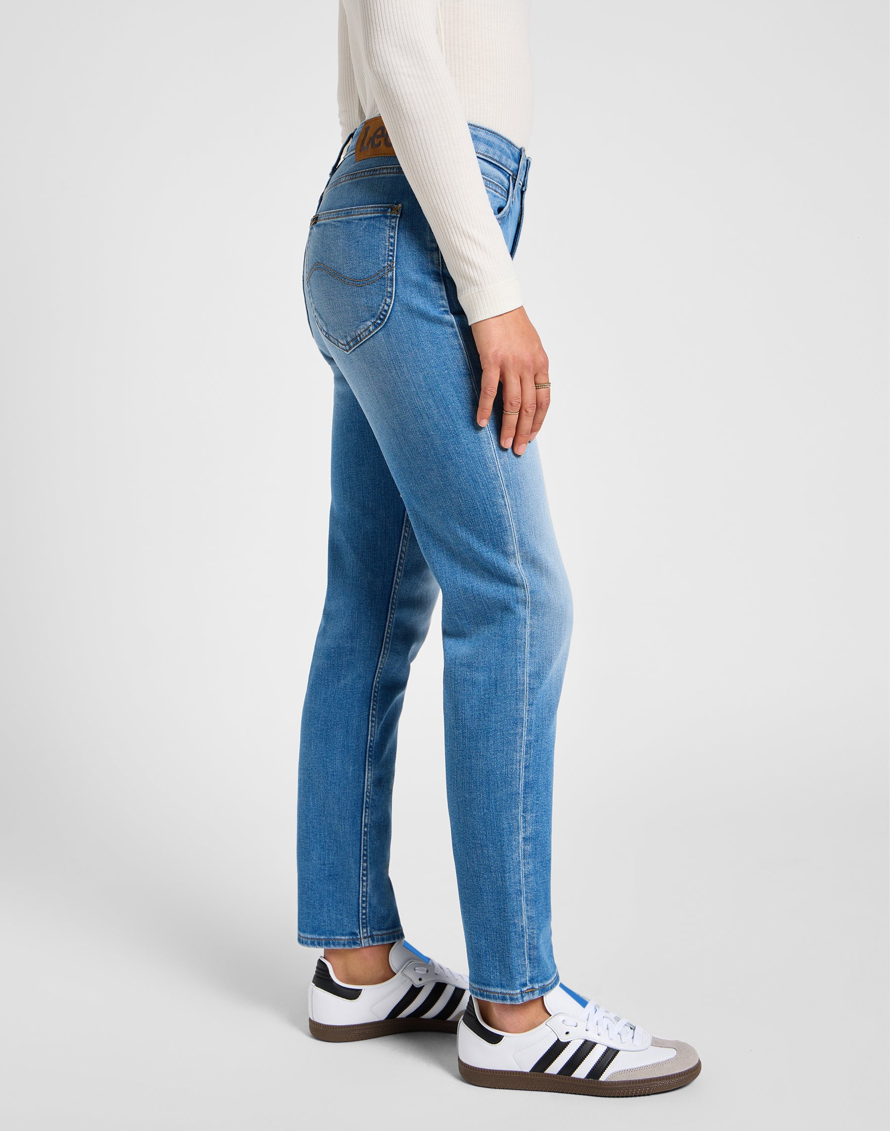 Carol in Meant To Be Jeans Lee
