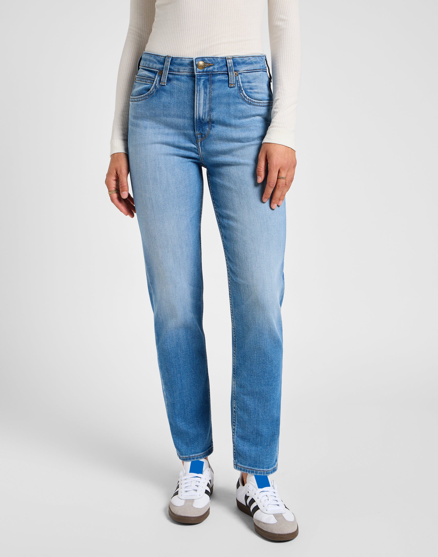 Carol in Meant To Be Jeans Lee