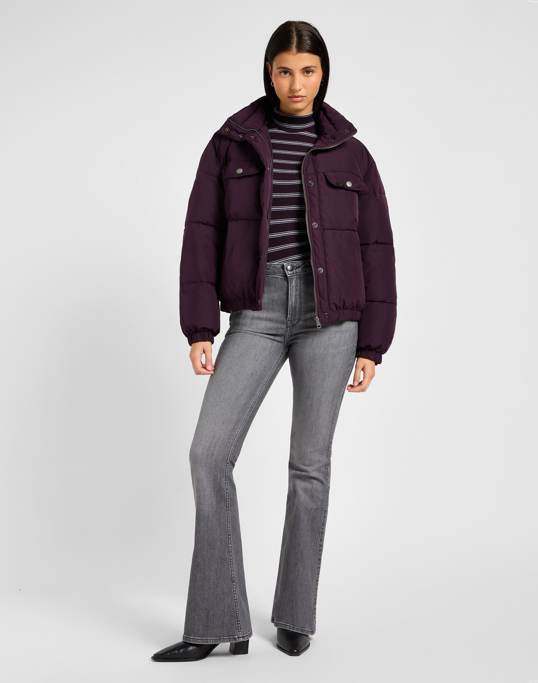 Rider Puffer Jacket in Linwood Jackets Lee