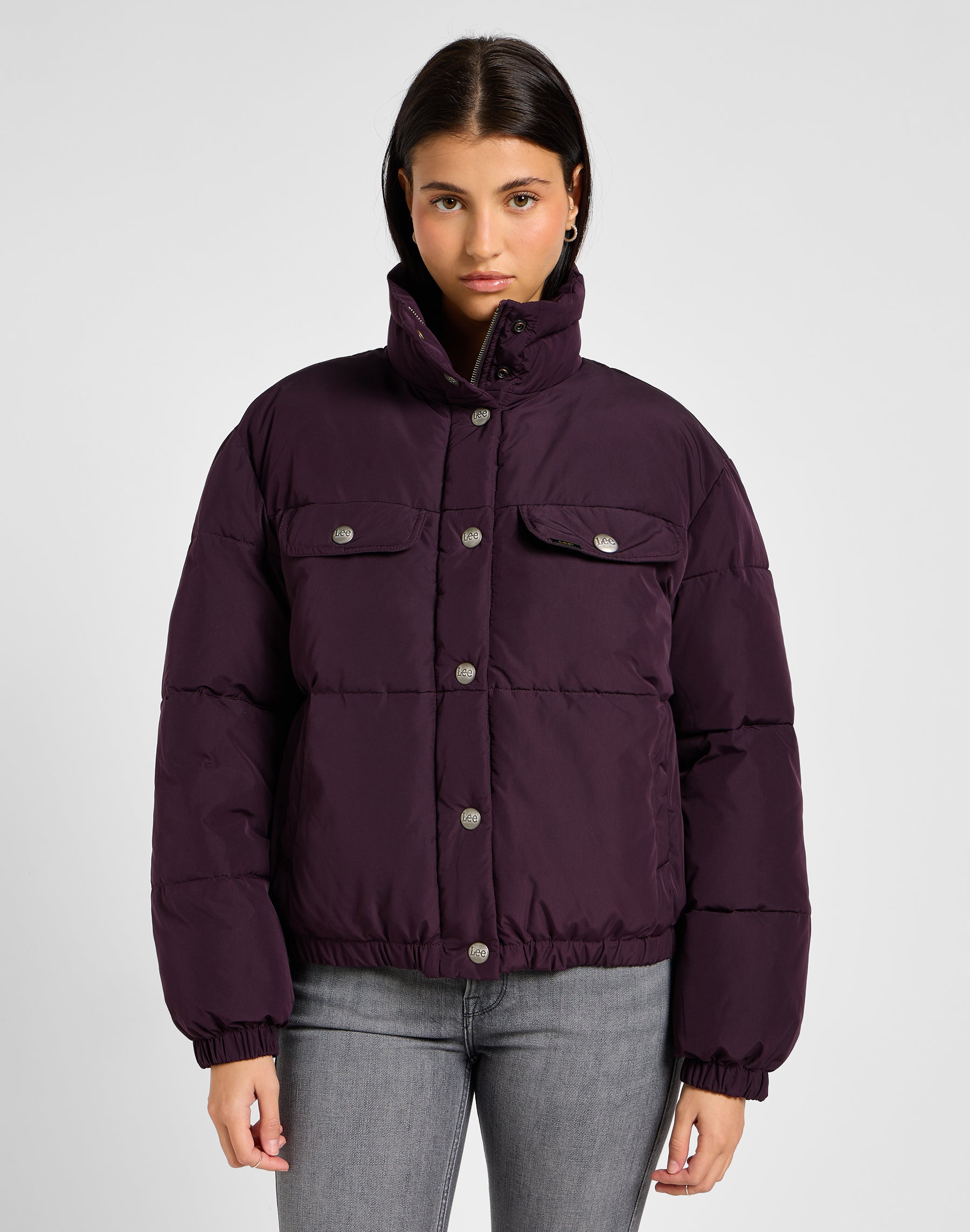 Rider Puffer Jacket in Linwood Jackets Lee