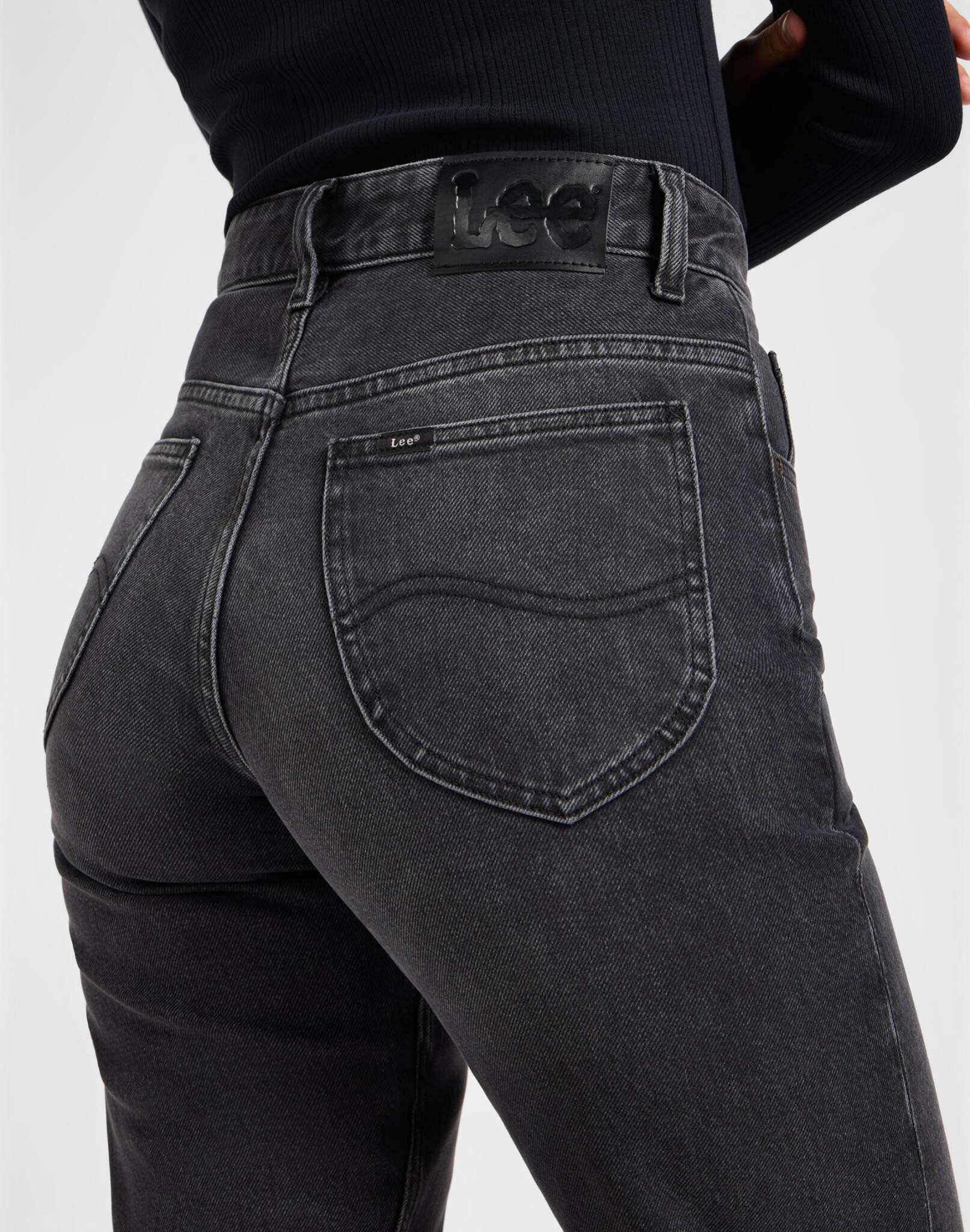Rider Classic in Charred Black Jeans Lee