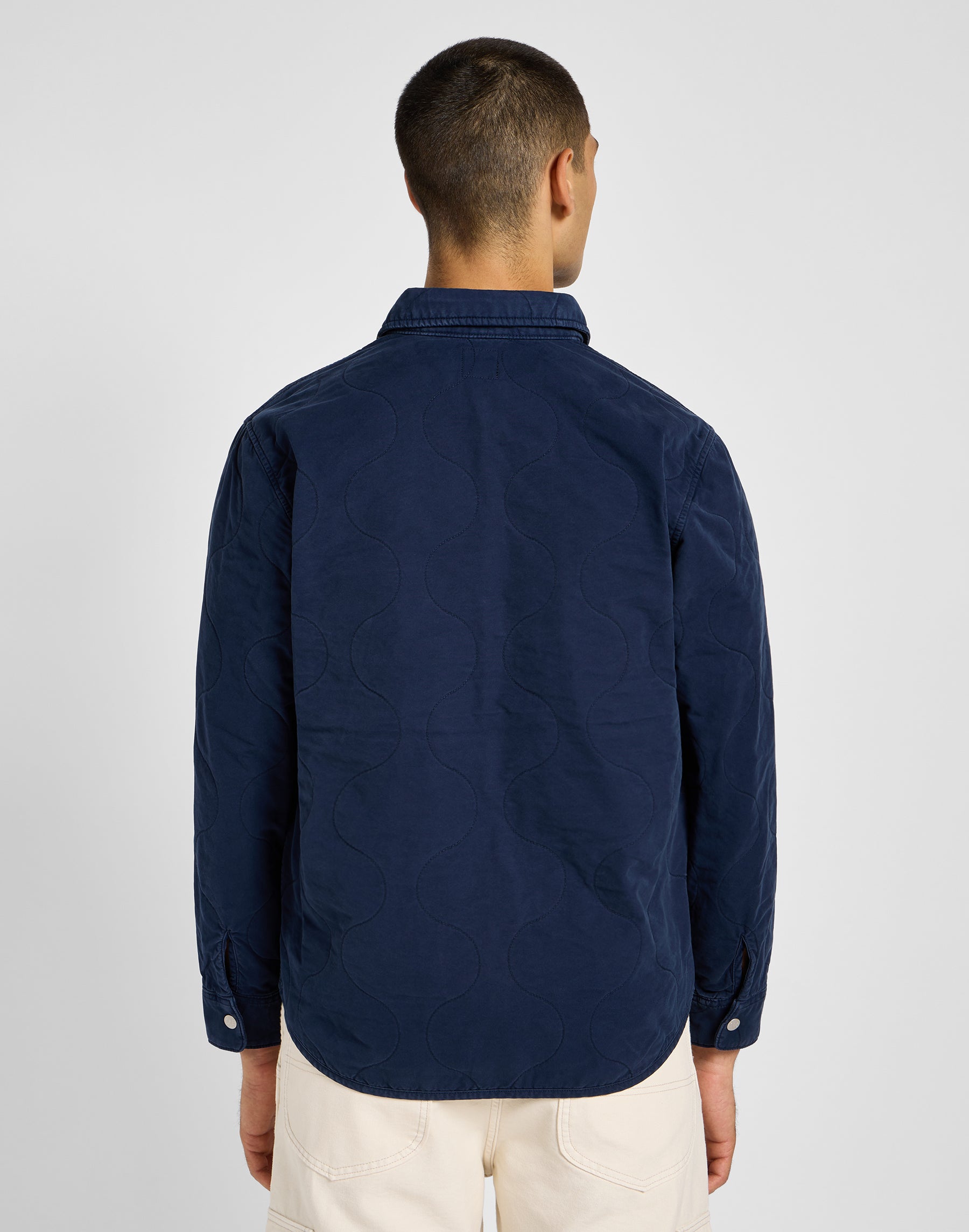 Quilted Shirt Jacket in Mood Indigo Jackets Lee