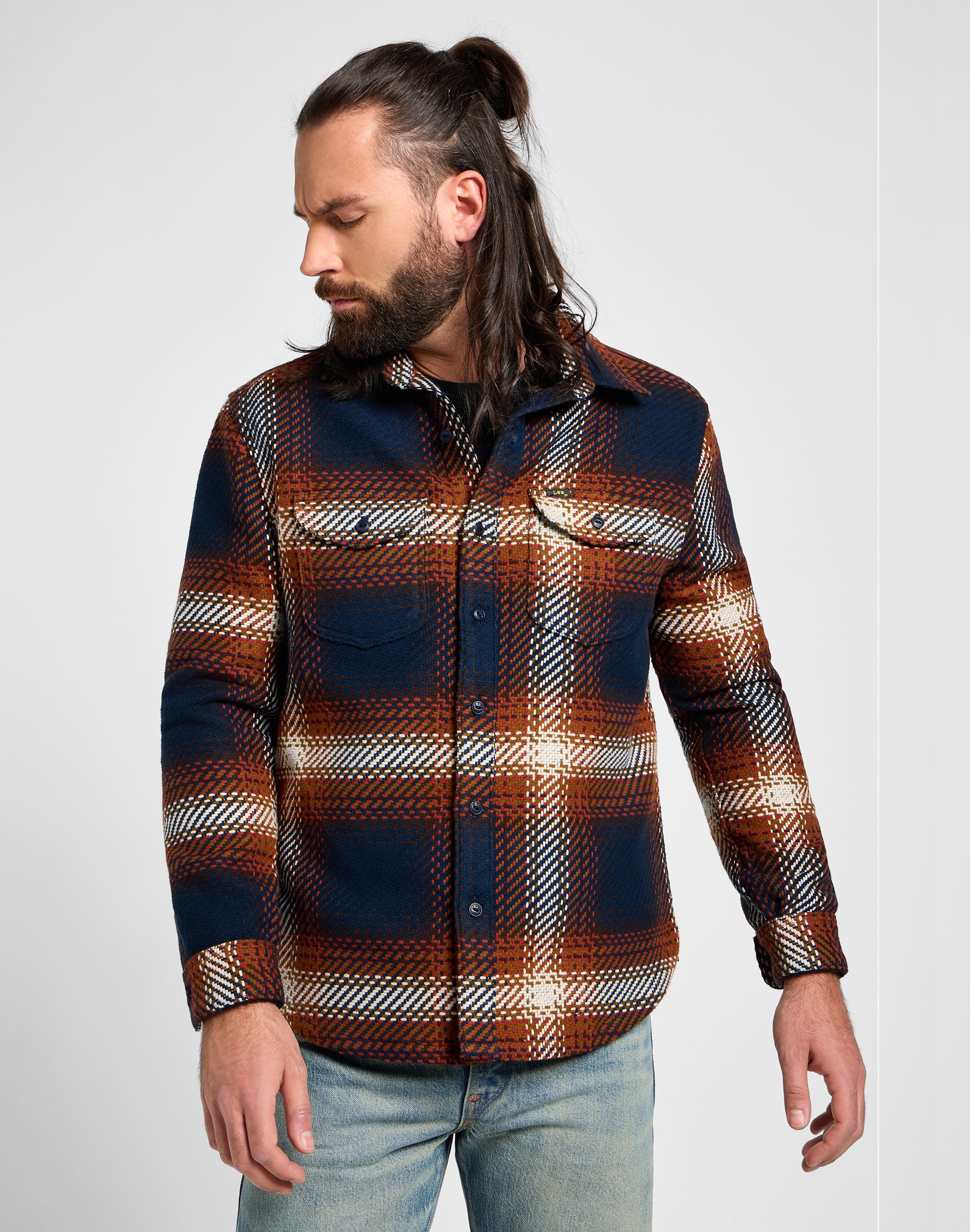 101 Worker Shirt in Navy Shirts Lee