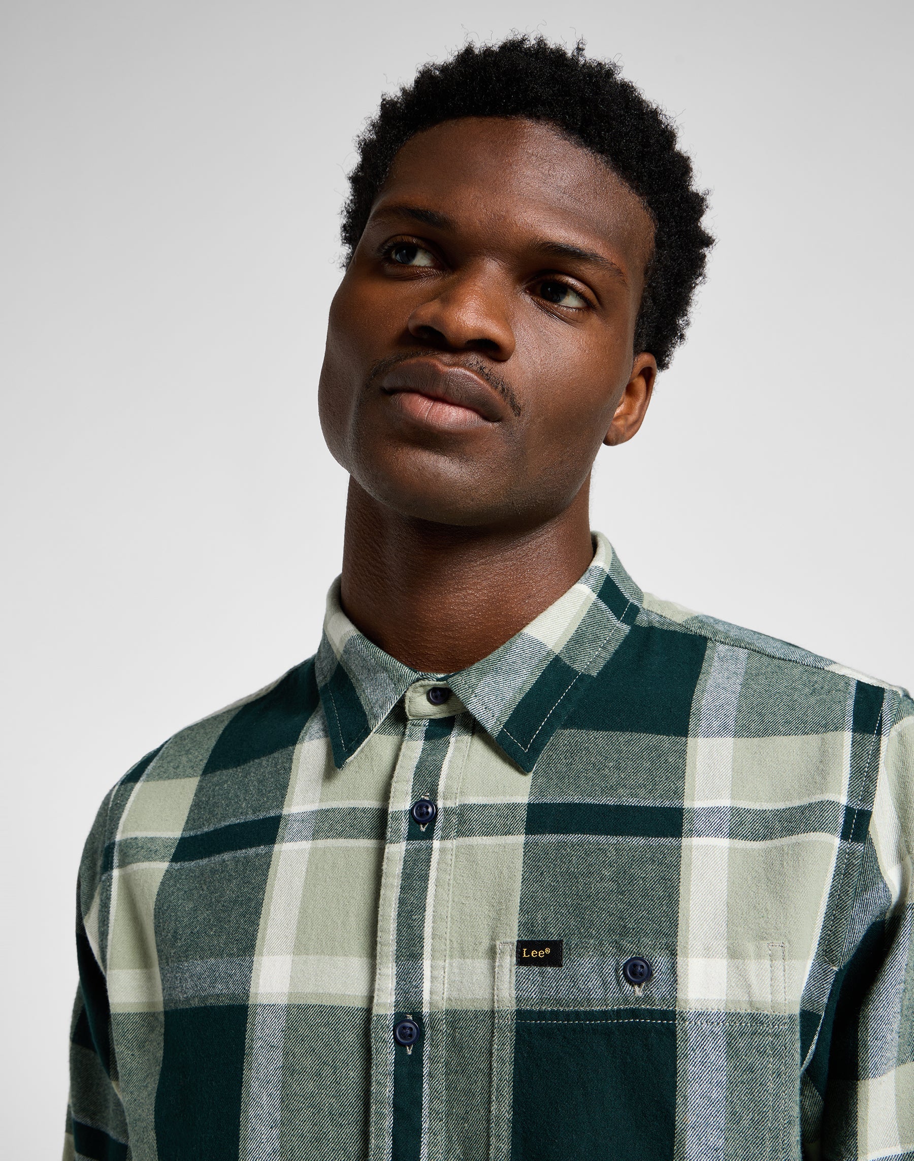 Leesure Shirt in Green Shirts Lee