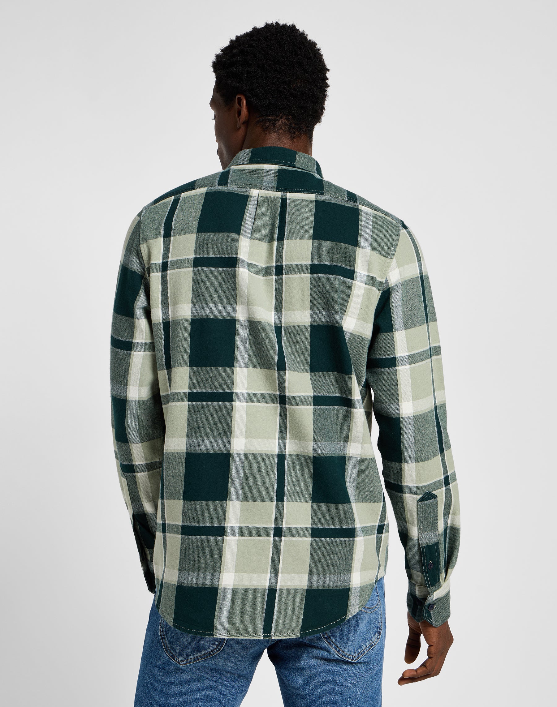 Leesure Shirt in Green Shirts Lee