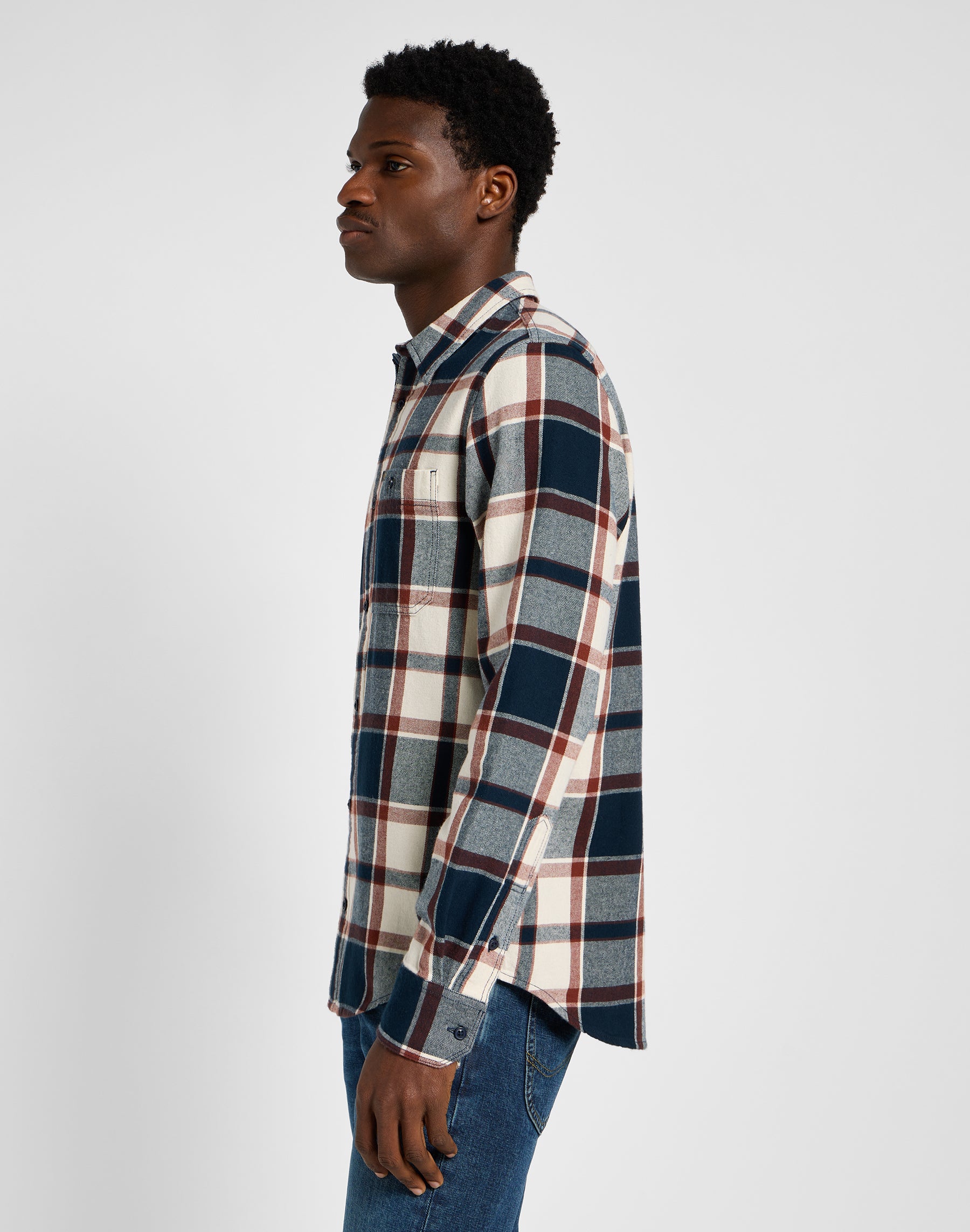 Leesure Shirt in Blue Shirts Lee