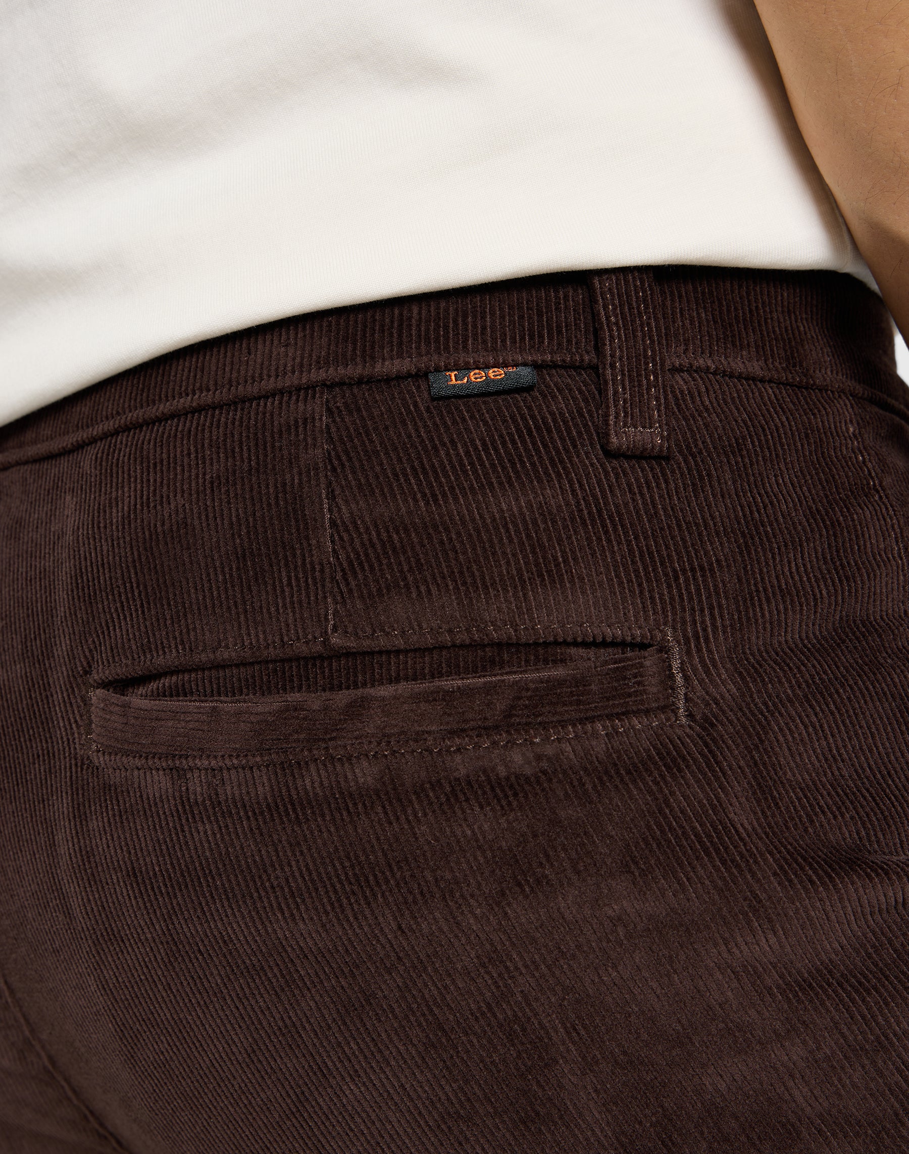 Regular chino in espresso pants Lee