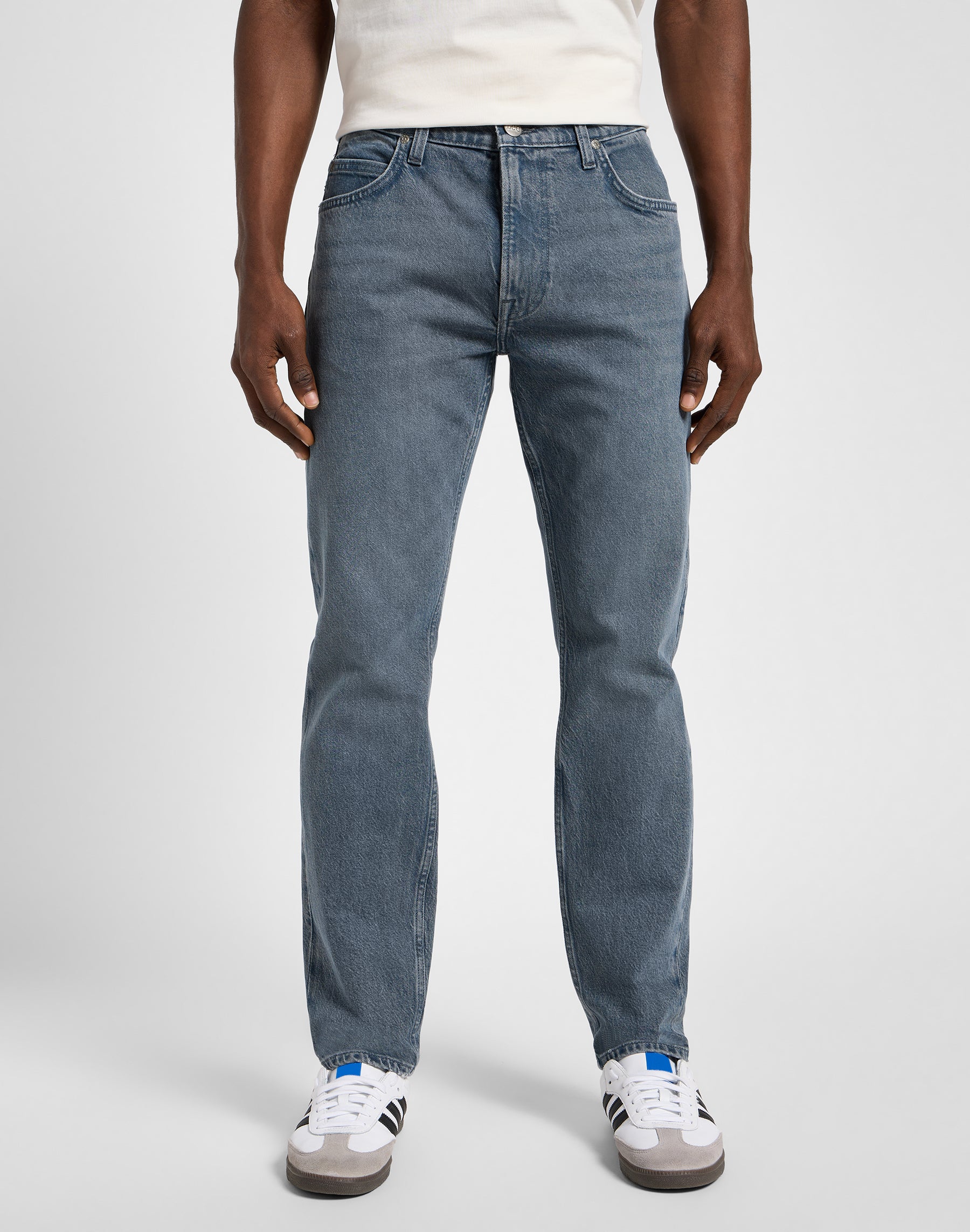 Rider in Natural Grey Jeans Lee