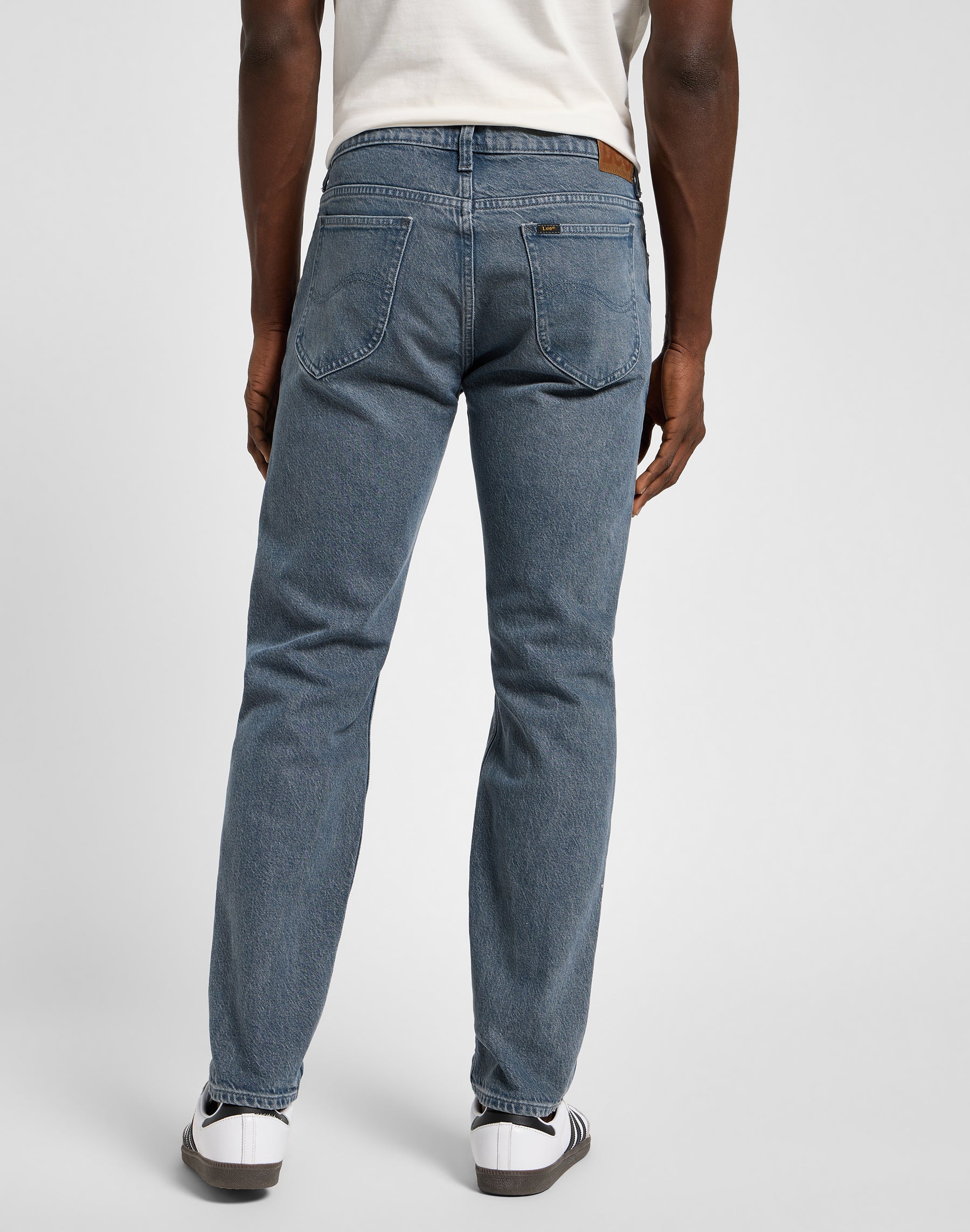 Rider in Natural Grey Jeans Lee