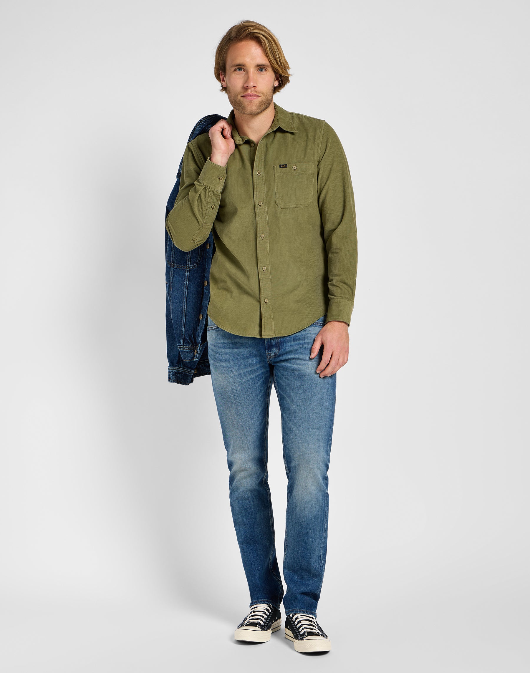 Daren Zip Fly in Rising Tide Jeans Lee