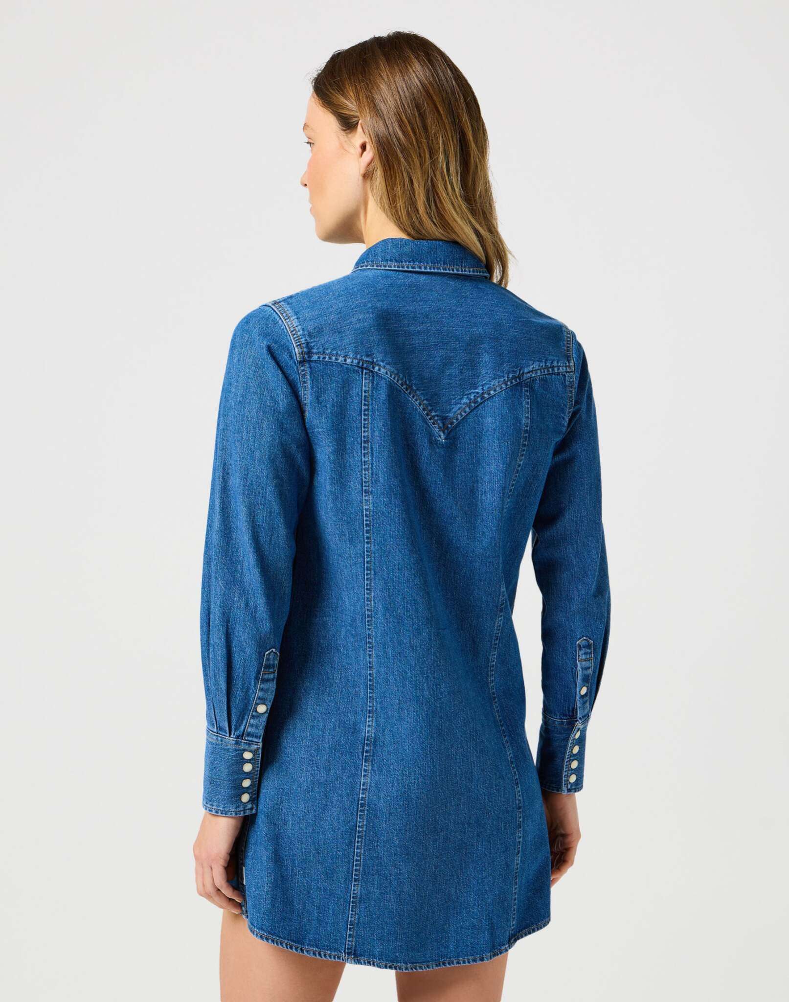 Reg Denim Dress in Petrified Dresses Wrangler