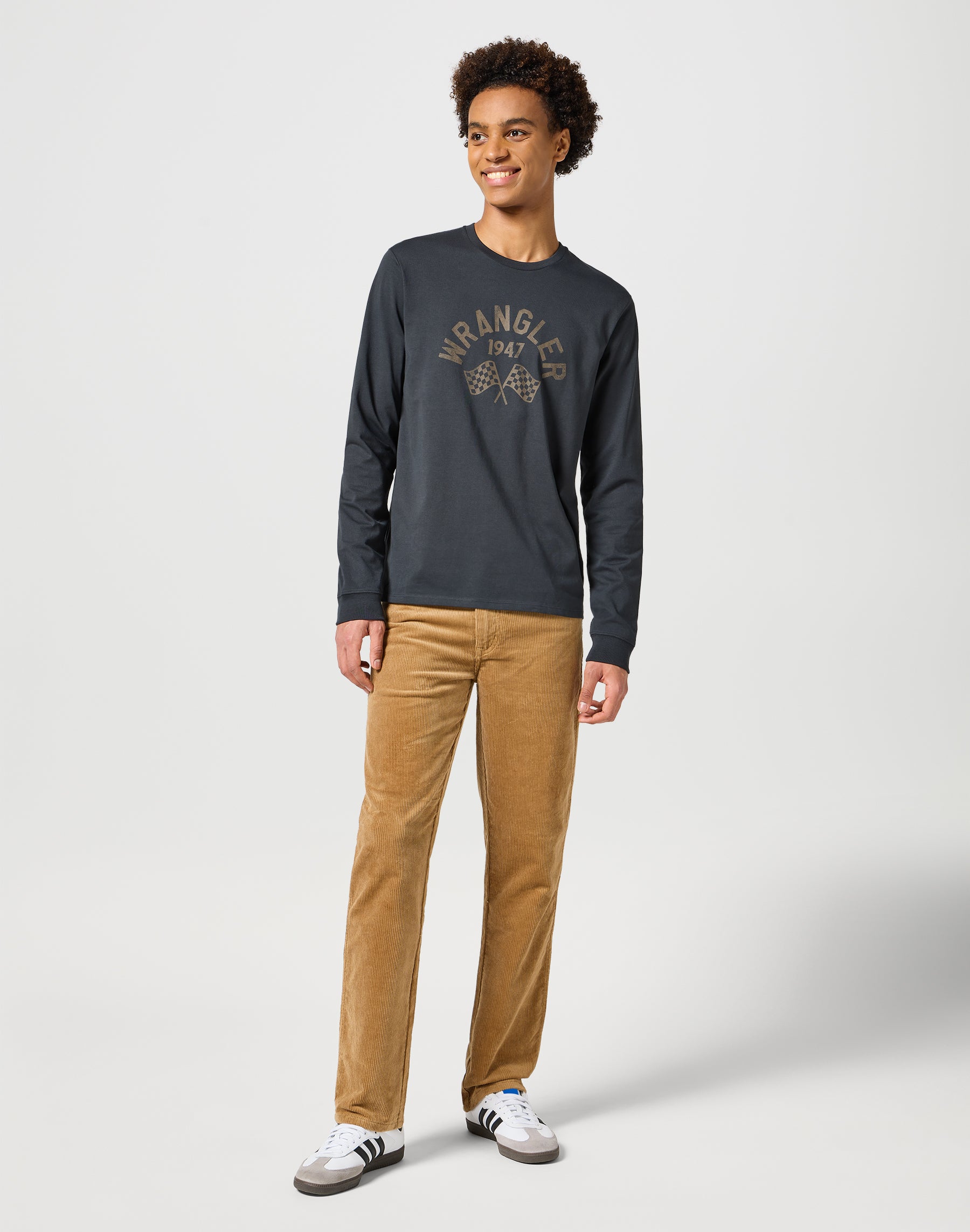 Texas in Tigers Eye pants Wrangler