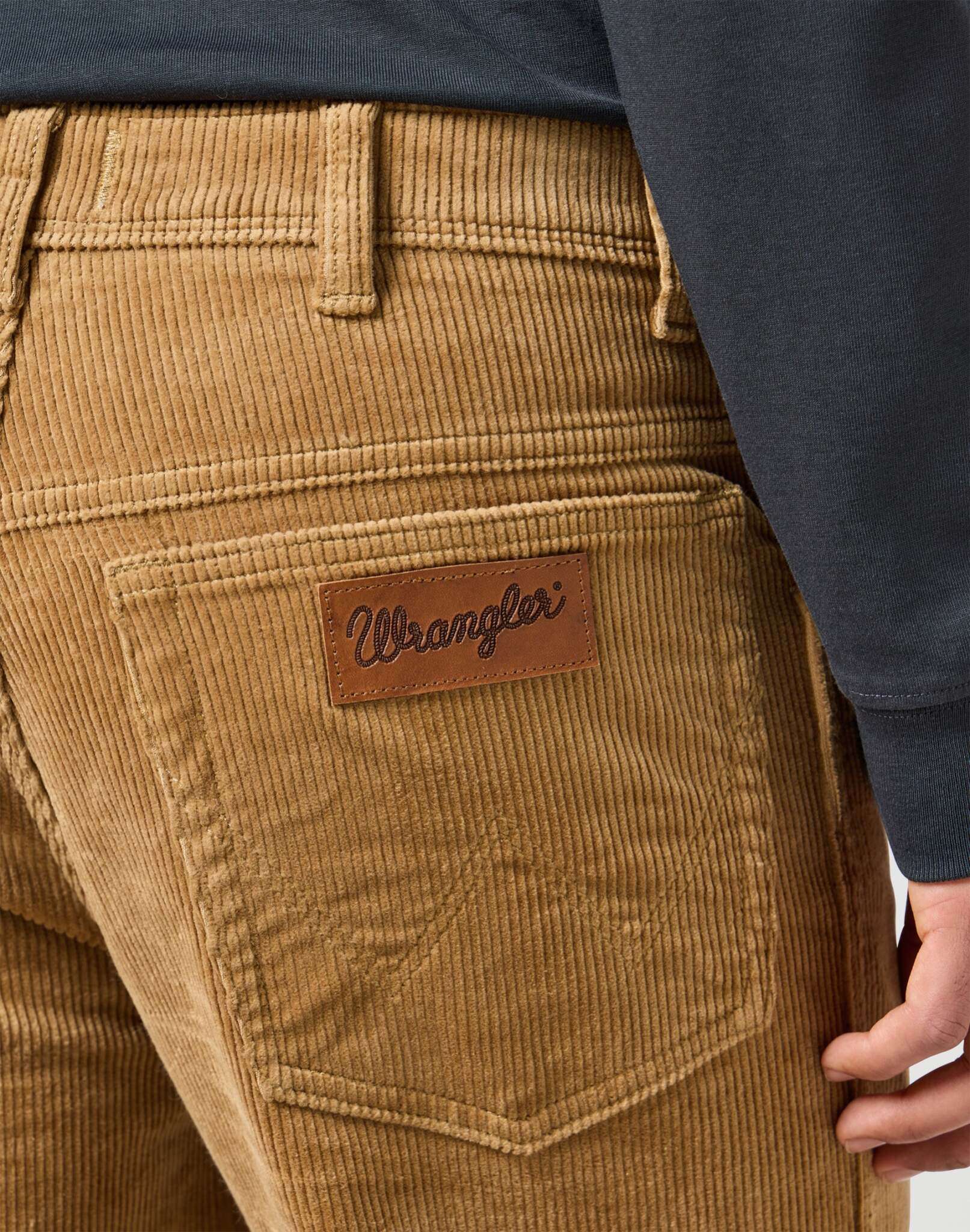 Texas in Tigers Eye pants Wrangler