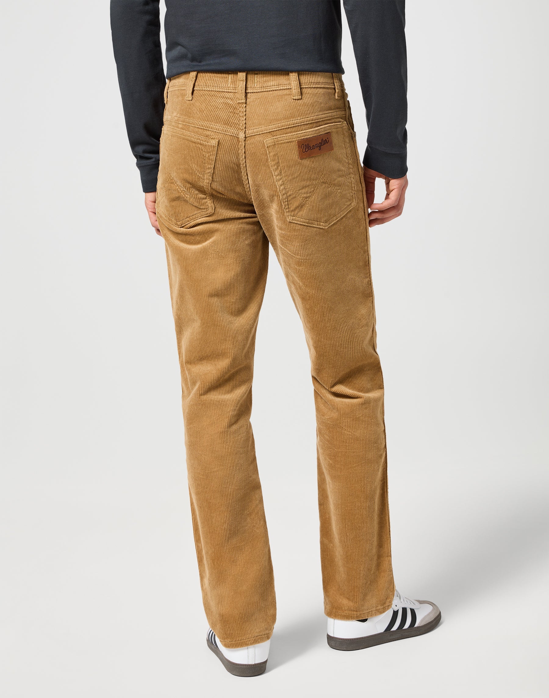 Texas in Tigers Eye pants Wrangler