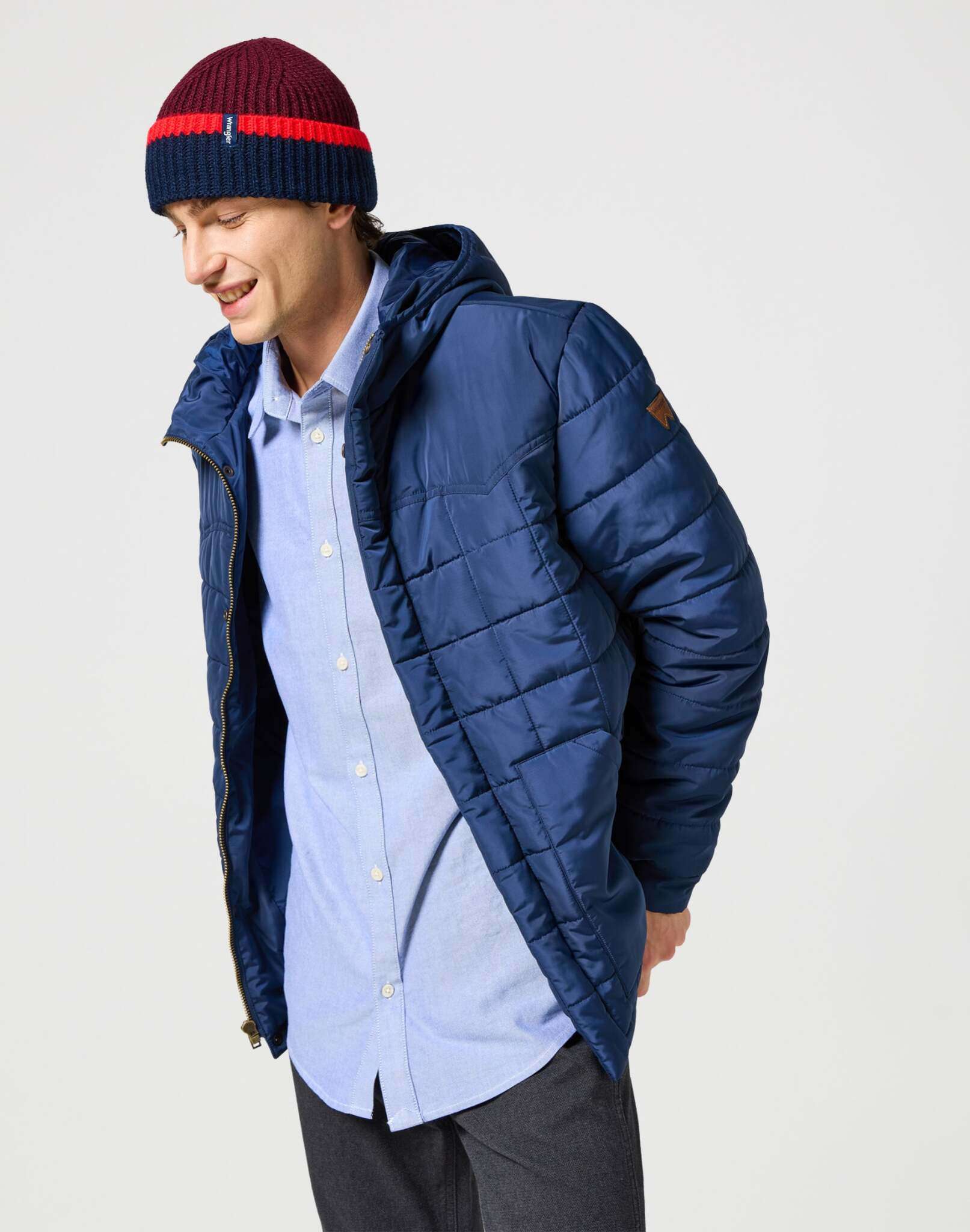 Sign Off Beanie in Dahlia Caps Wrangler