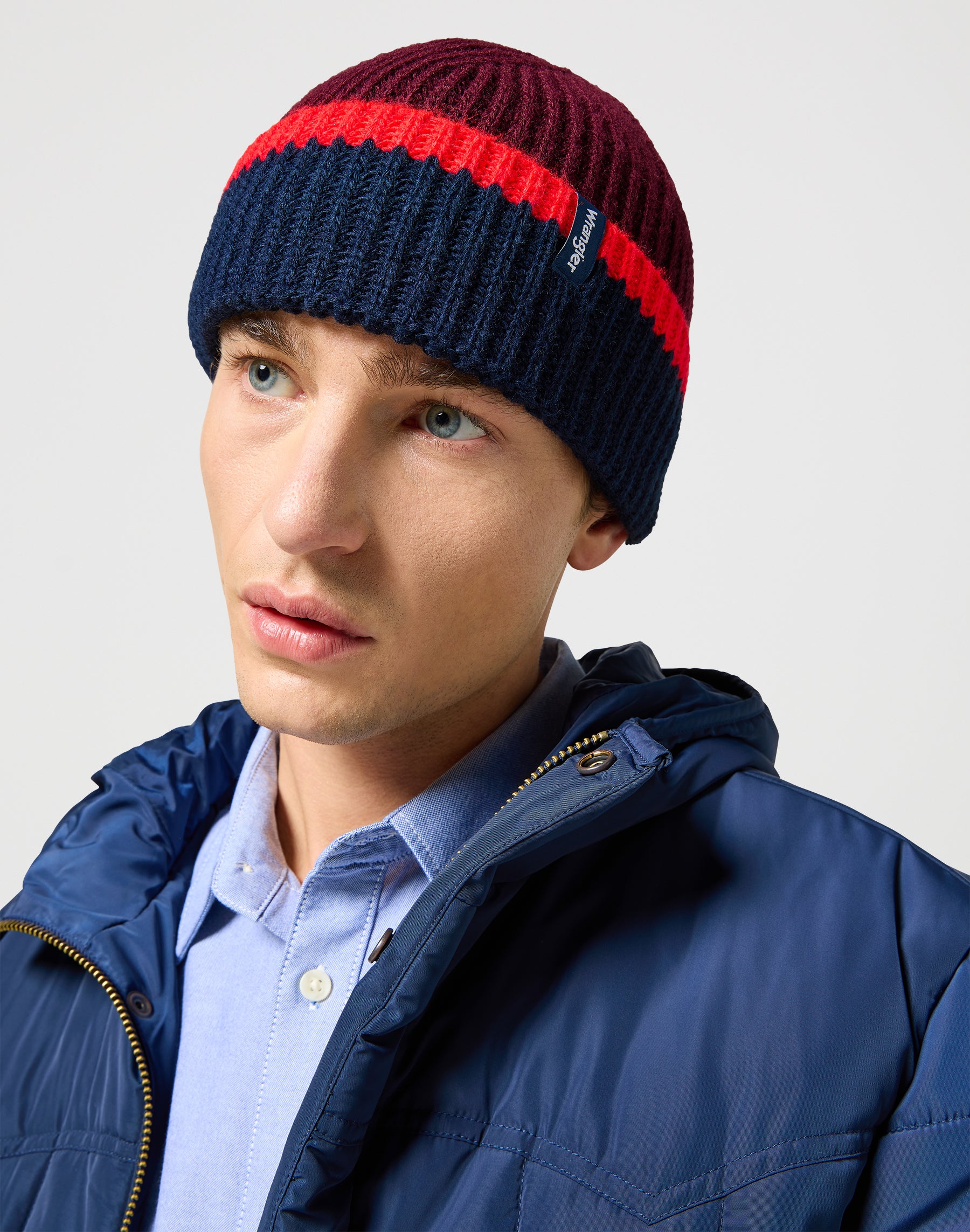 Sign Off Beanie in Dahlia Caps Wrangler