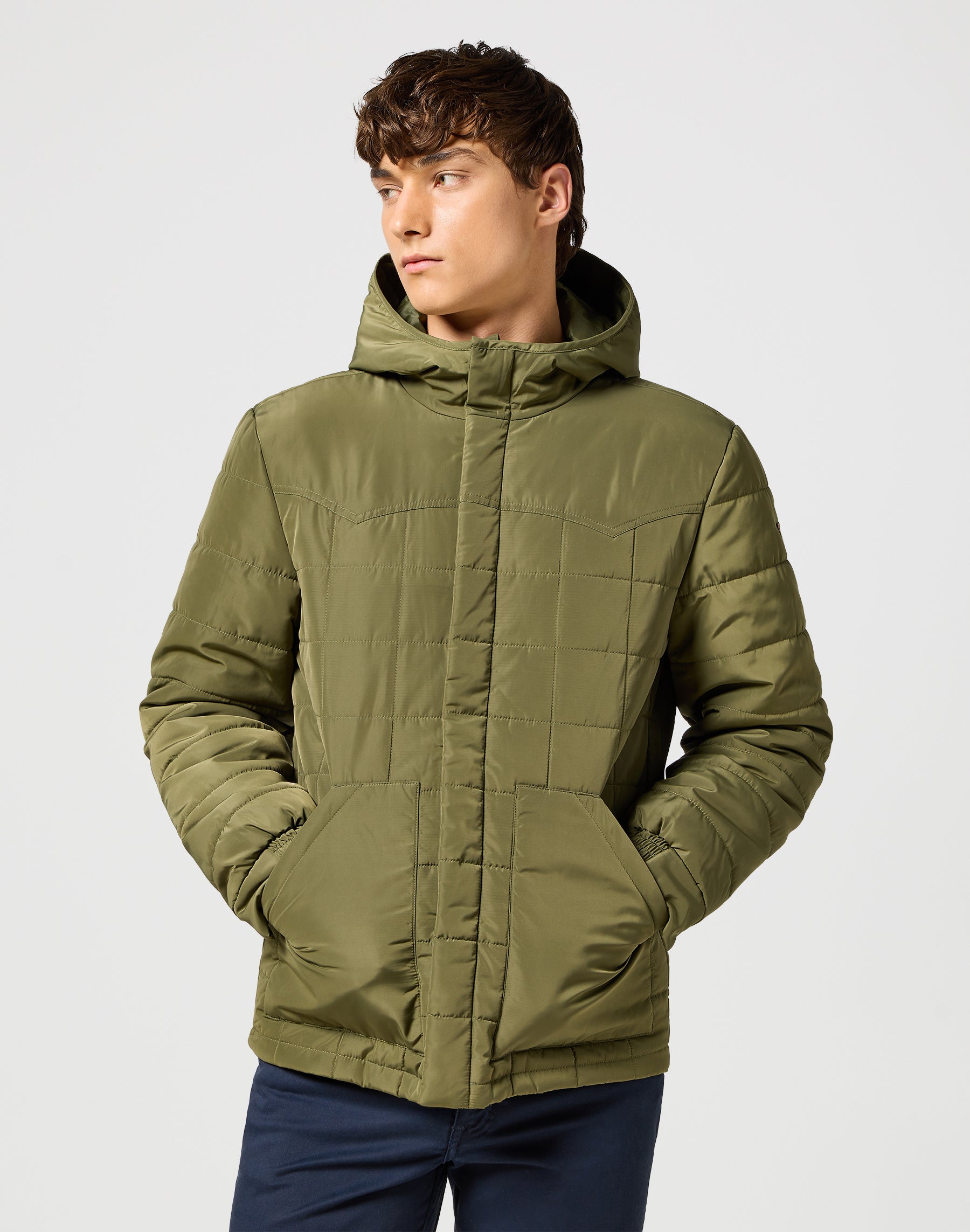 Transitional Puffer in Ivy Green Jackets Wrangler