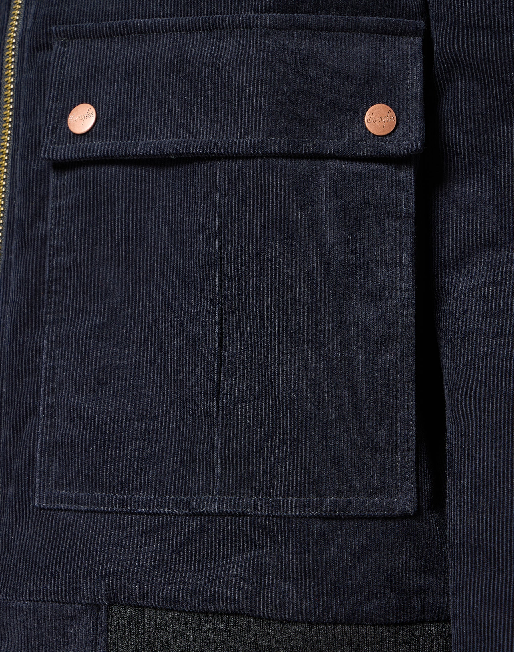 Corduroy Aviator in Black Jackets Wrangler