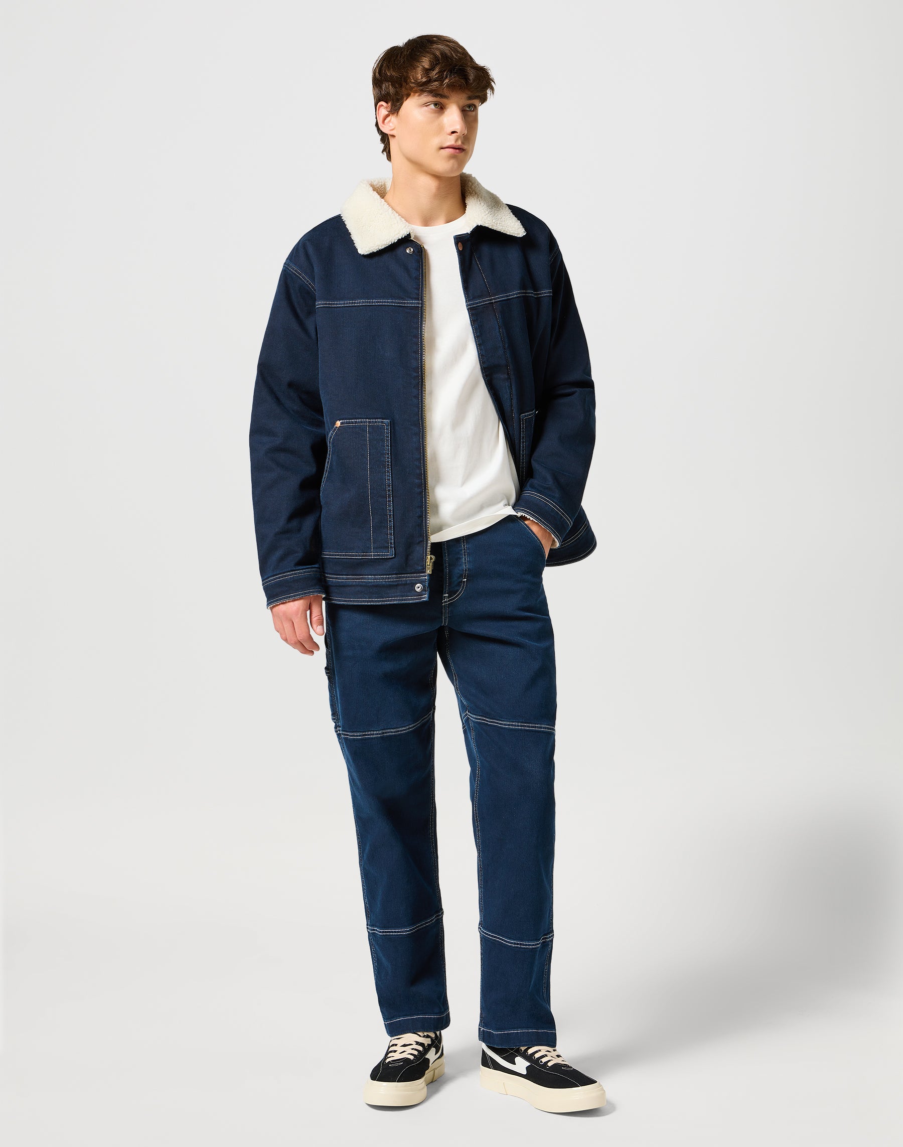 Casey Sherpa Jacket in Midnight Jackets Wrangler