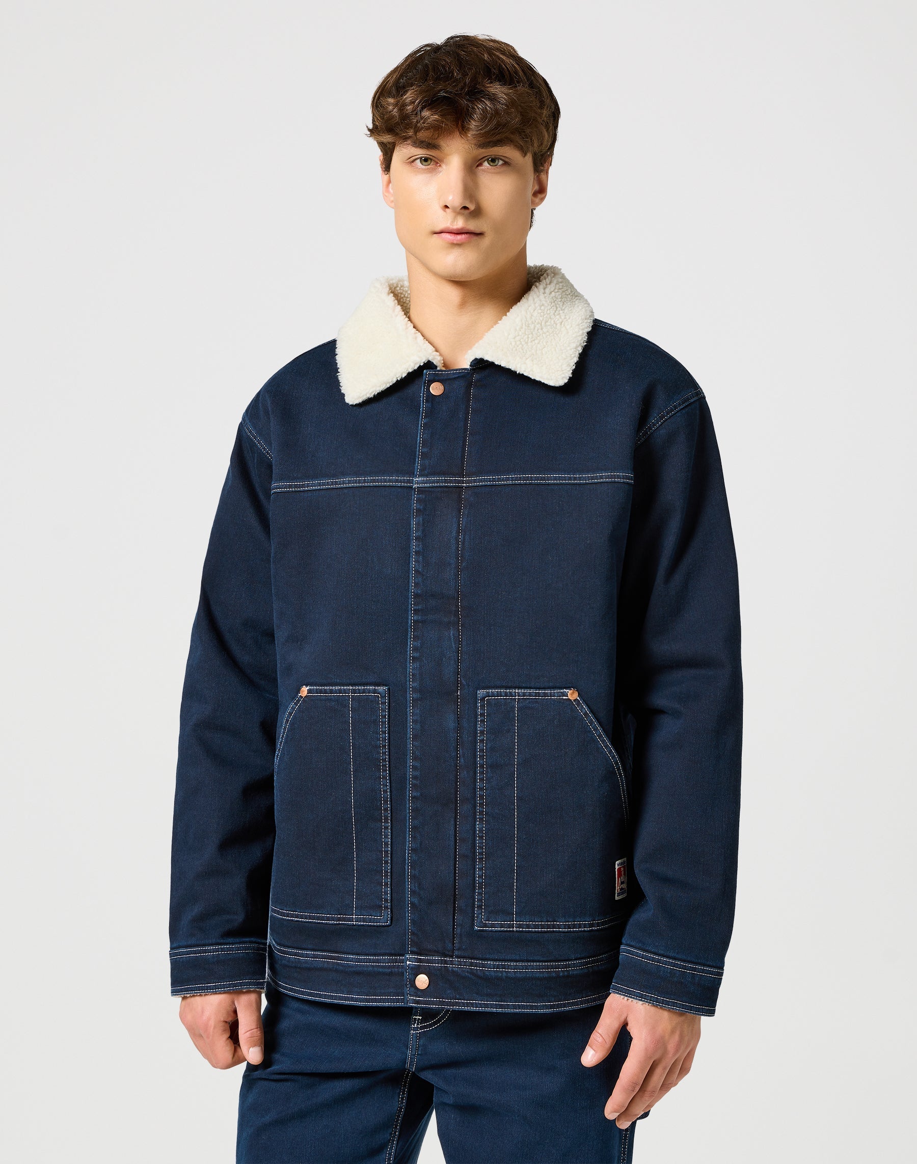 Casey Sherpa Jacket in Midnight Jackets Wrangler