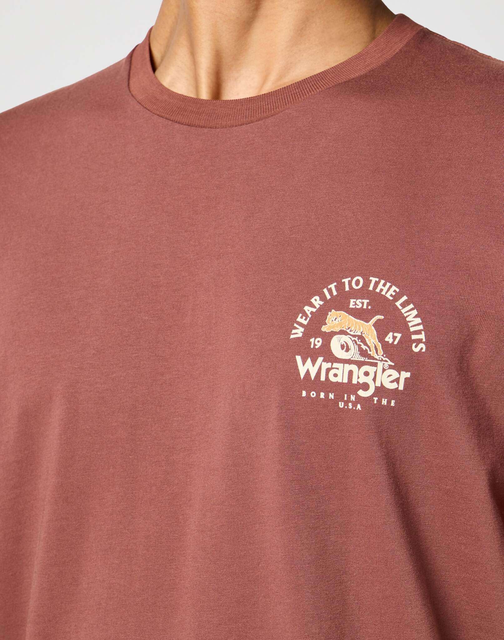 Graphic Tee in Root Beer T-Shirts Wrangler