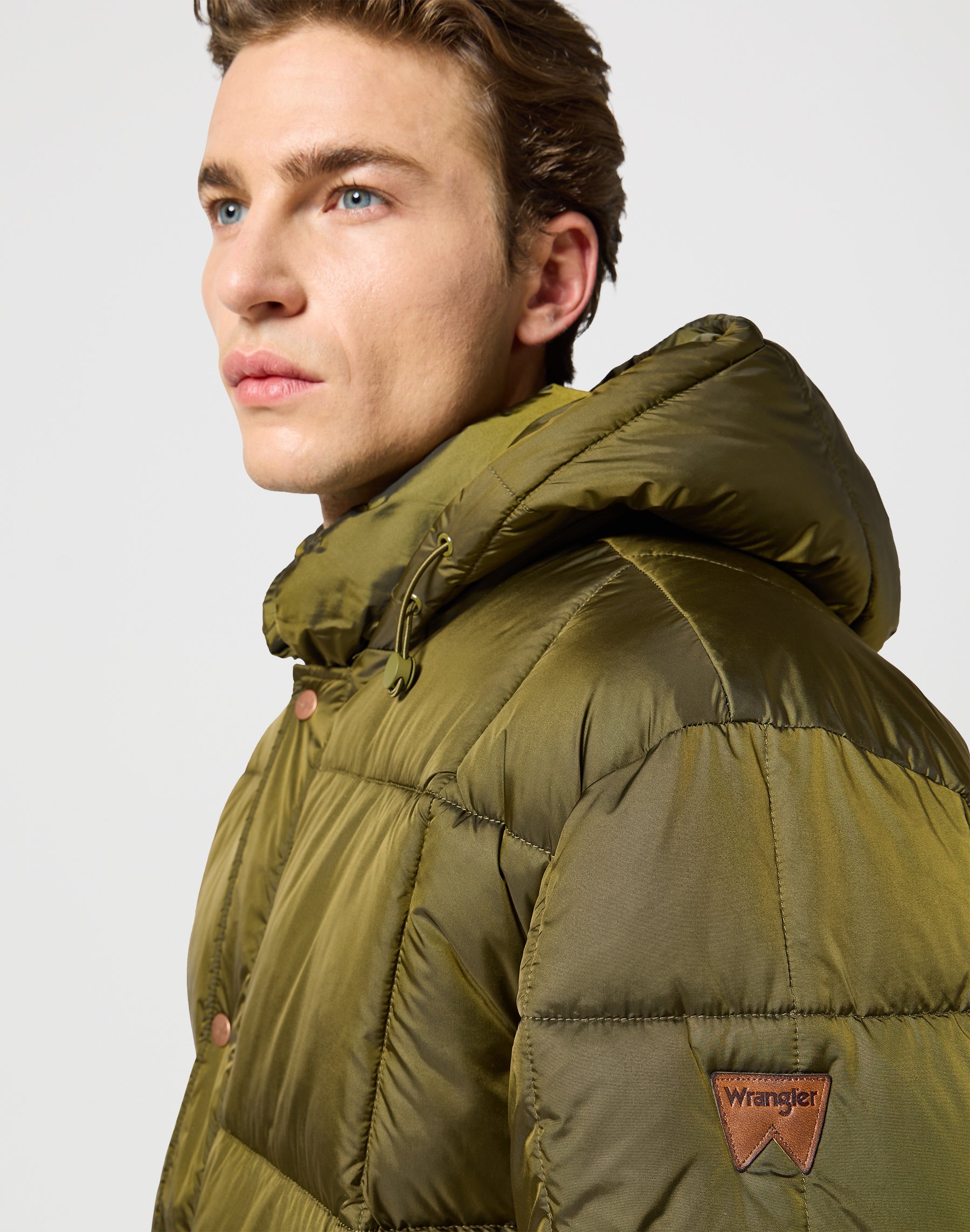Parka Jacket in Ivy Green Jackets Wrangler