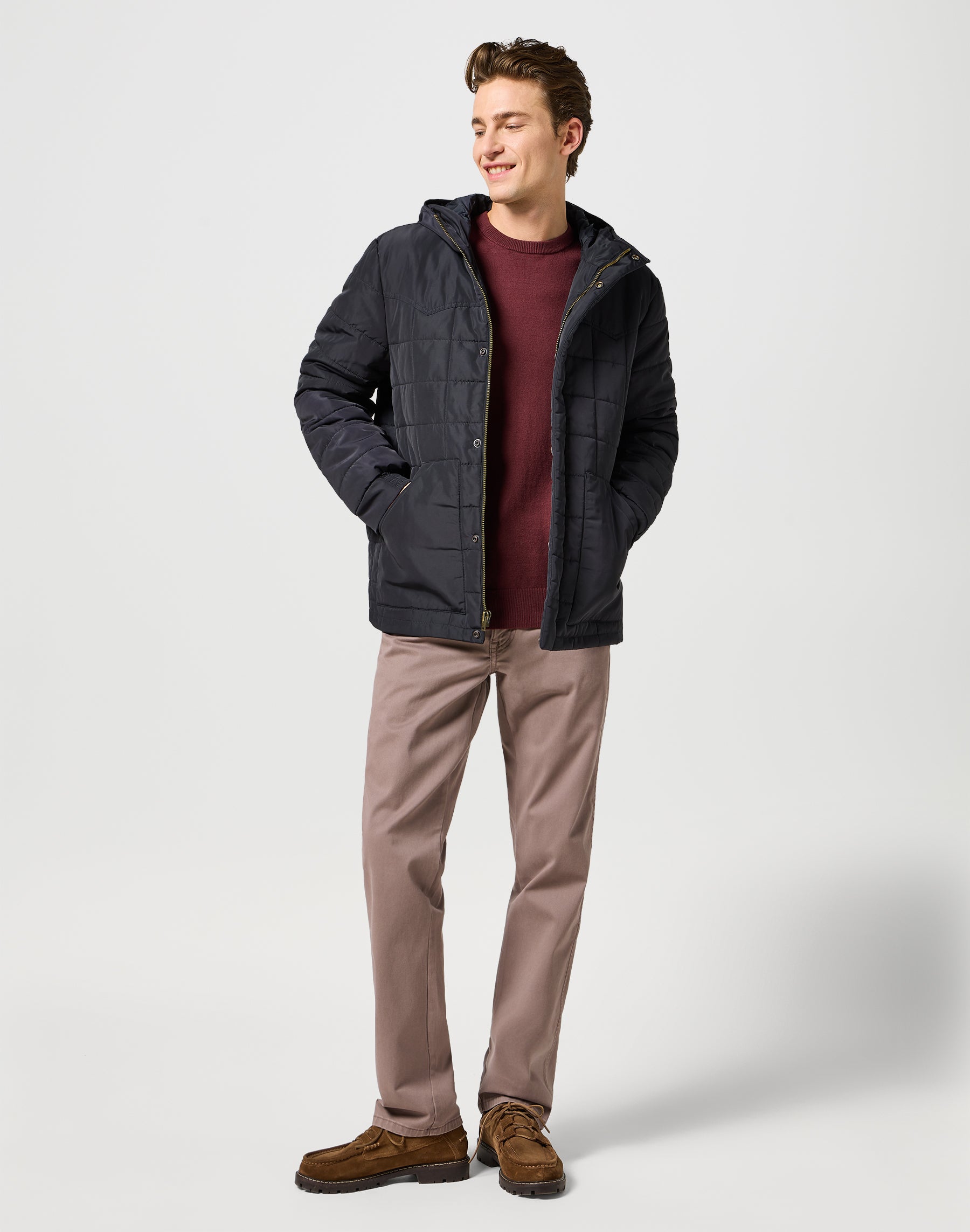 Transitional Puffer in Black Jackets Wrangler
