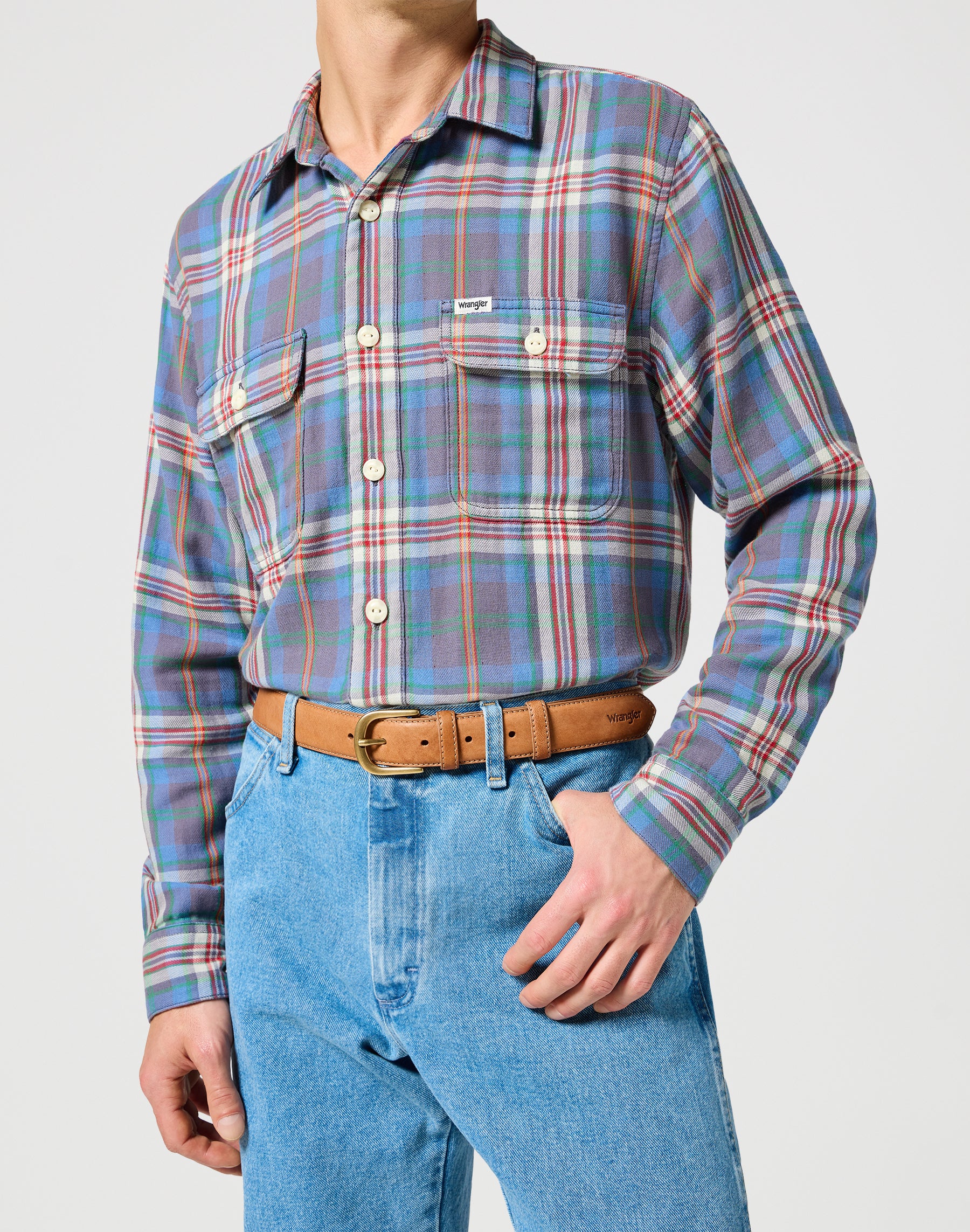 Bombato Belt in Dark Cognac Wrangler belt