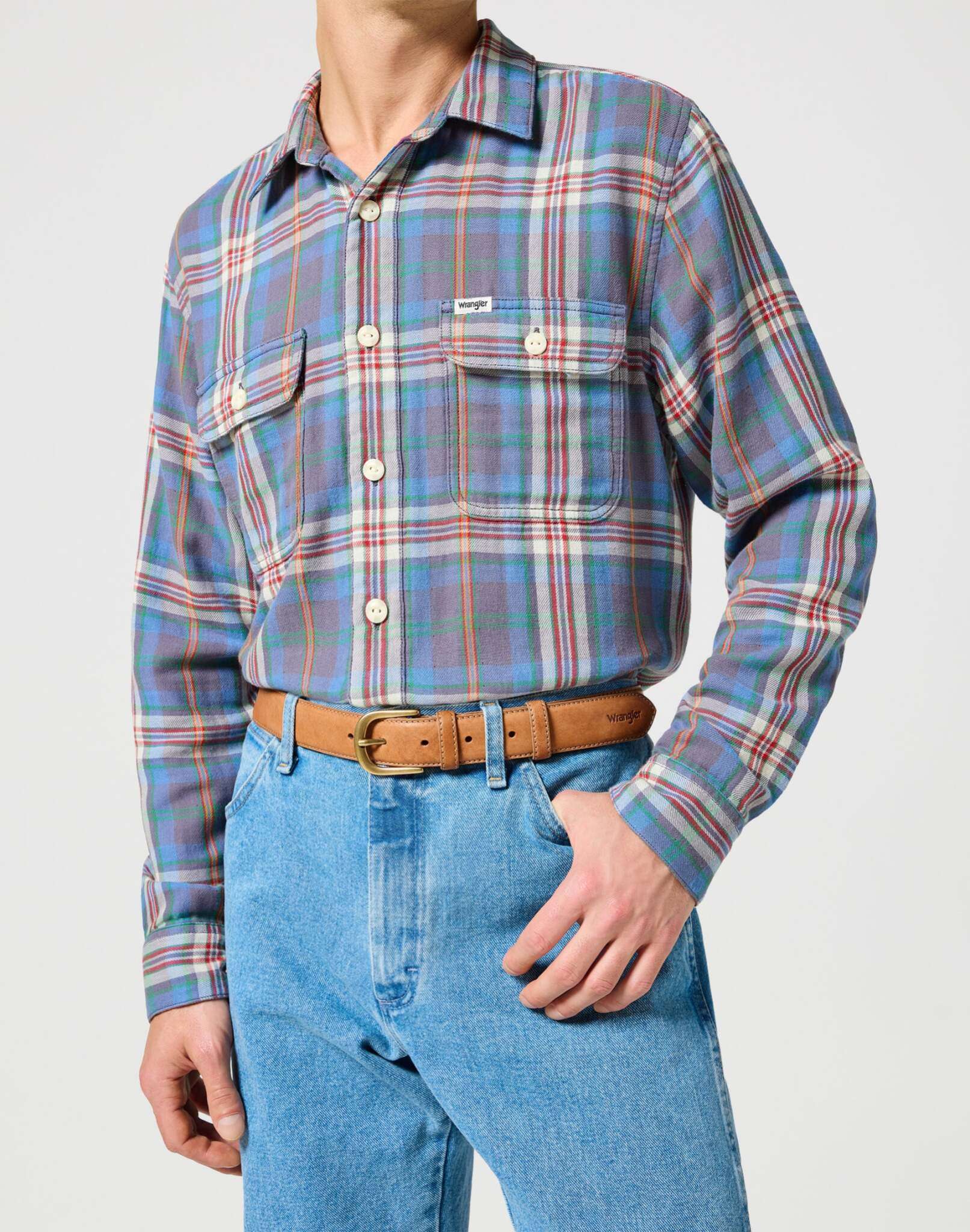 Bombato Belt in Dark Cognac Wrangler belt