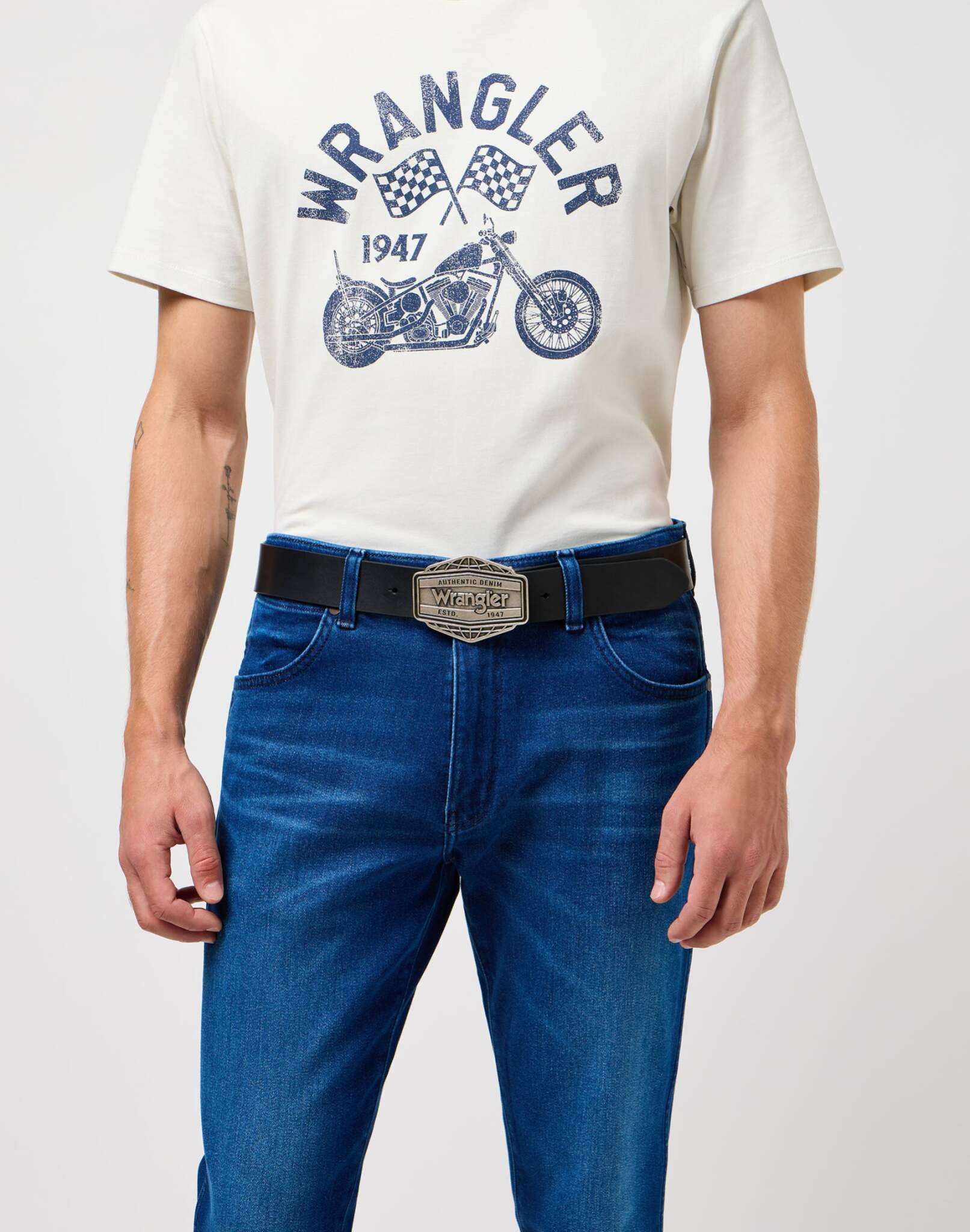 Big Buckle Belt in Black Belt Wrangler