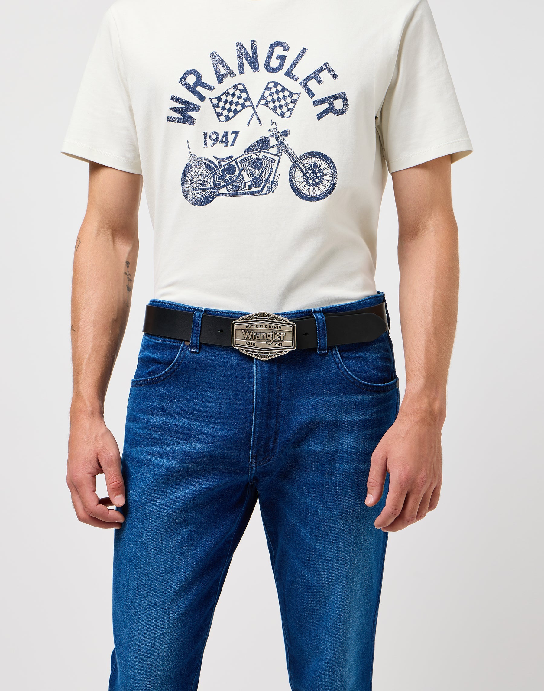 Big Buckle Belt in Black Belt Wrangler