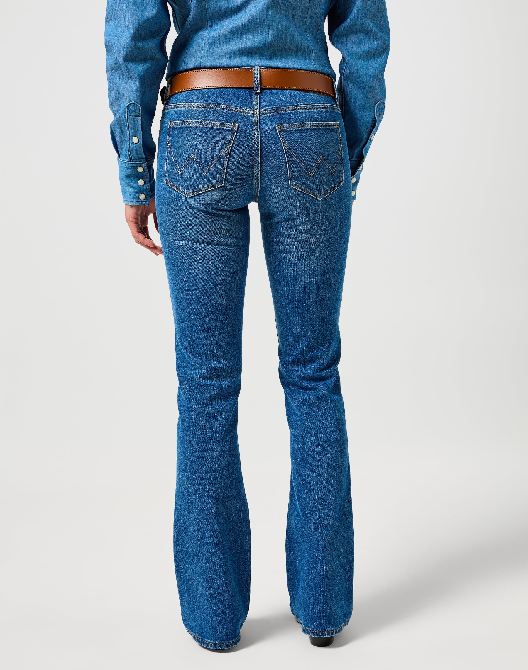 Big Buckle Belt in Cognac Wrangler belt