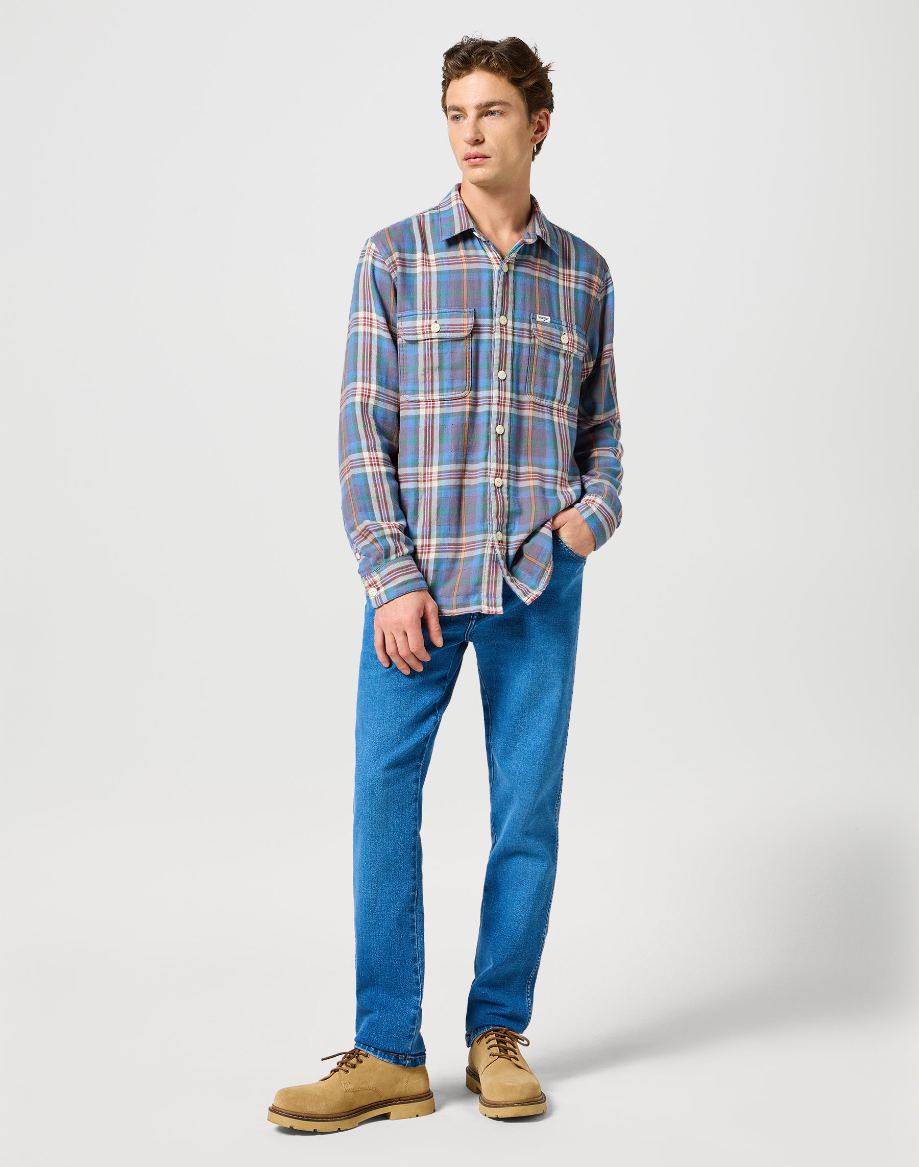 Texas Slim in Ridge Wash Jeans Wrangler