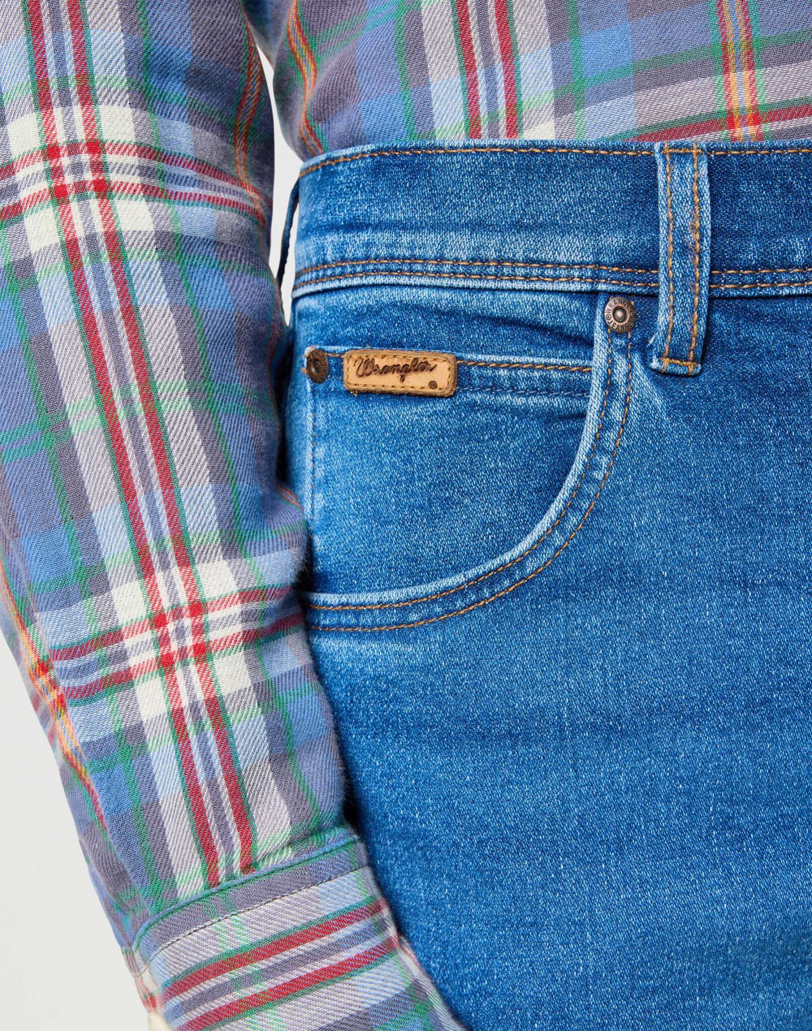 Texas Slim in Ridge Wash Jeans Wrangler