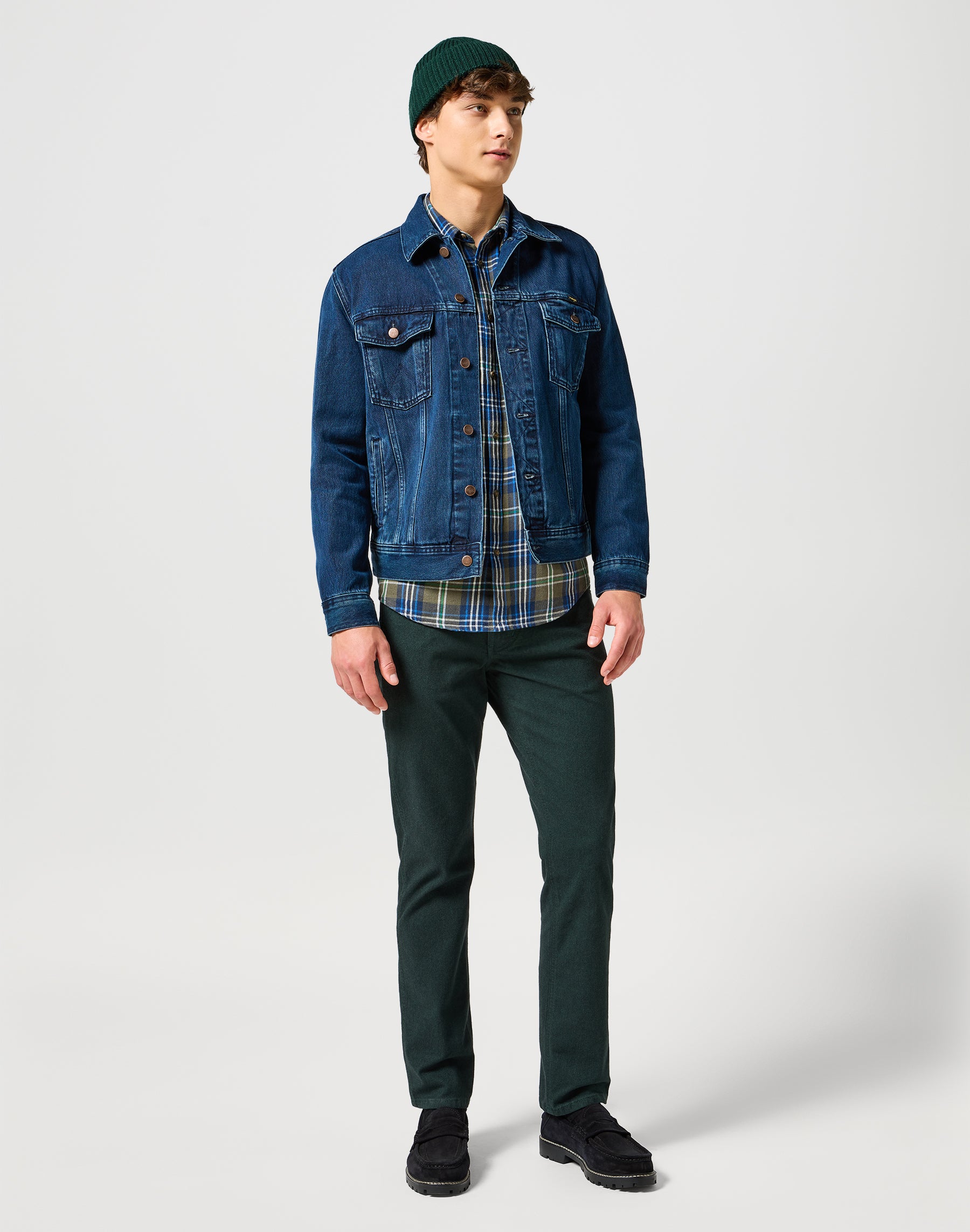 Sign Off Beanie in Scarab caps Wrangler