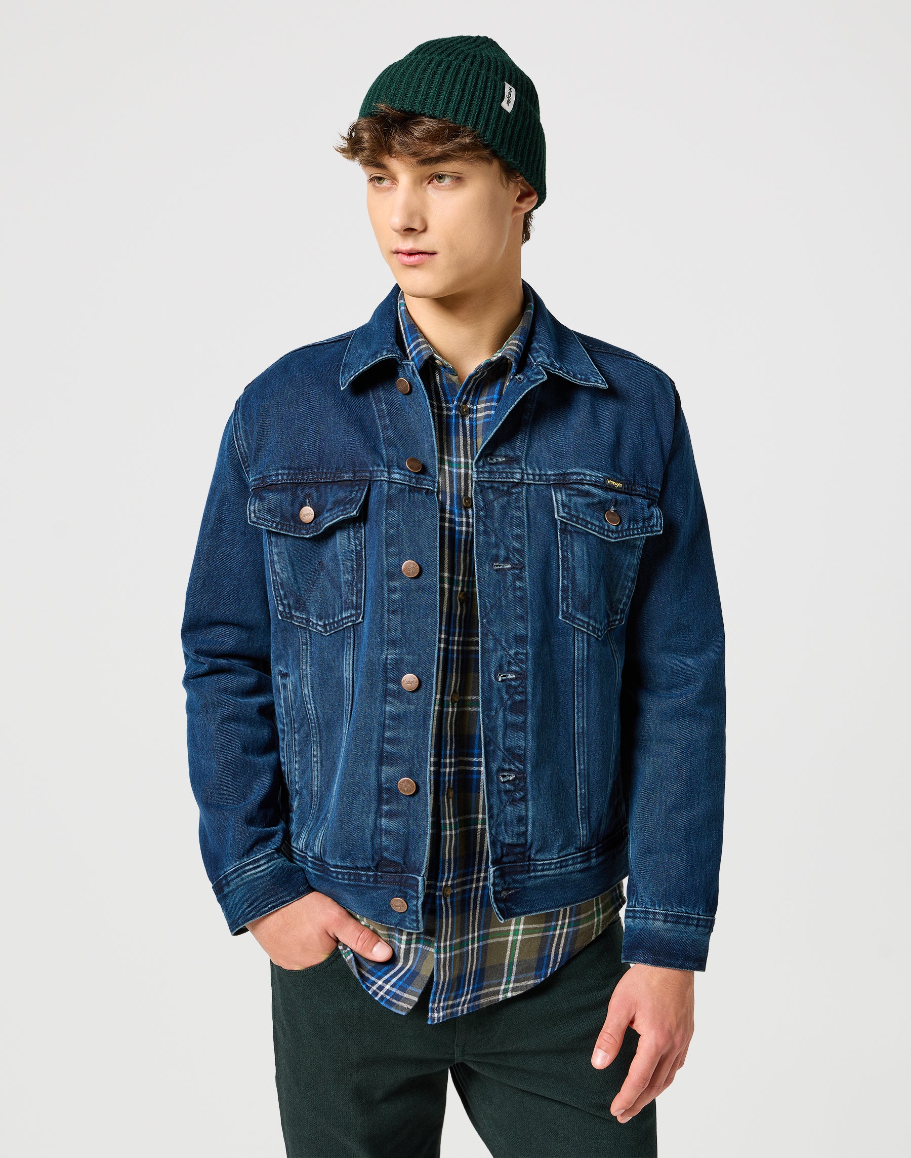 Sign Off Beanie in Scarab caps Wrangler