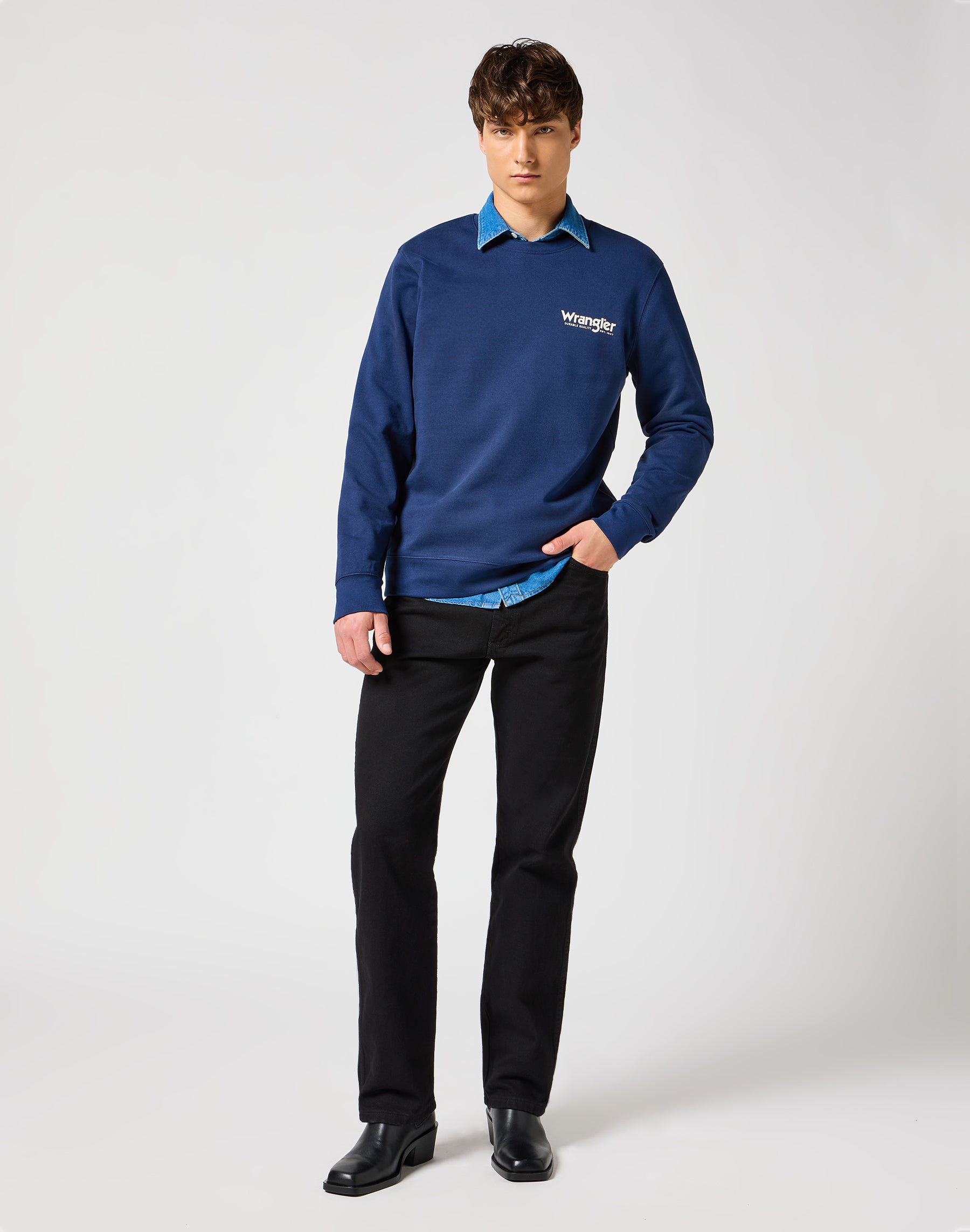 13MWZ in Shadow Black Jeans Wrangler