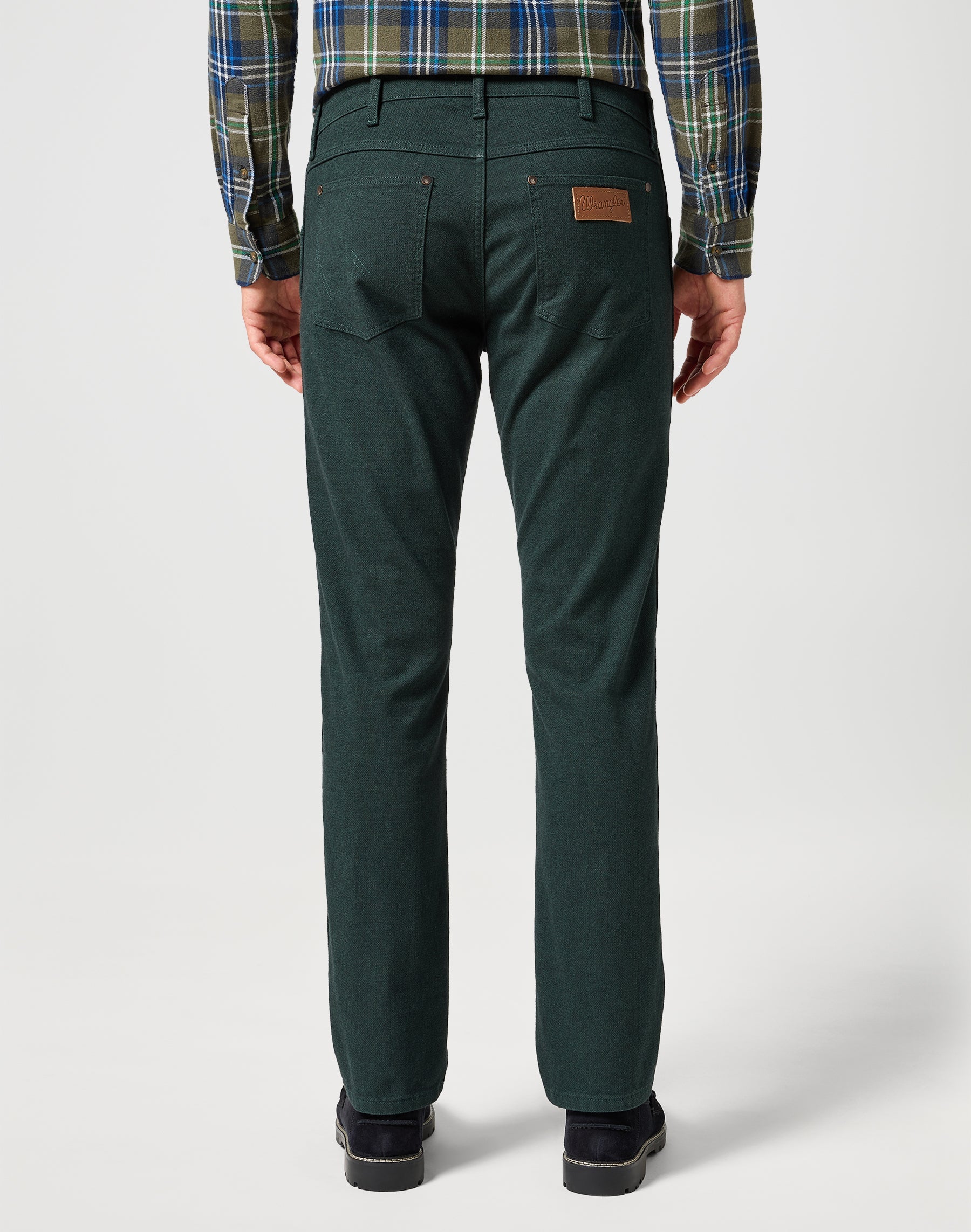 Greensboro in Scarab pants Wrangler