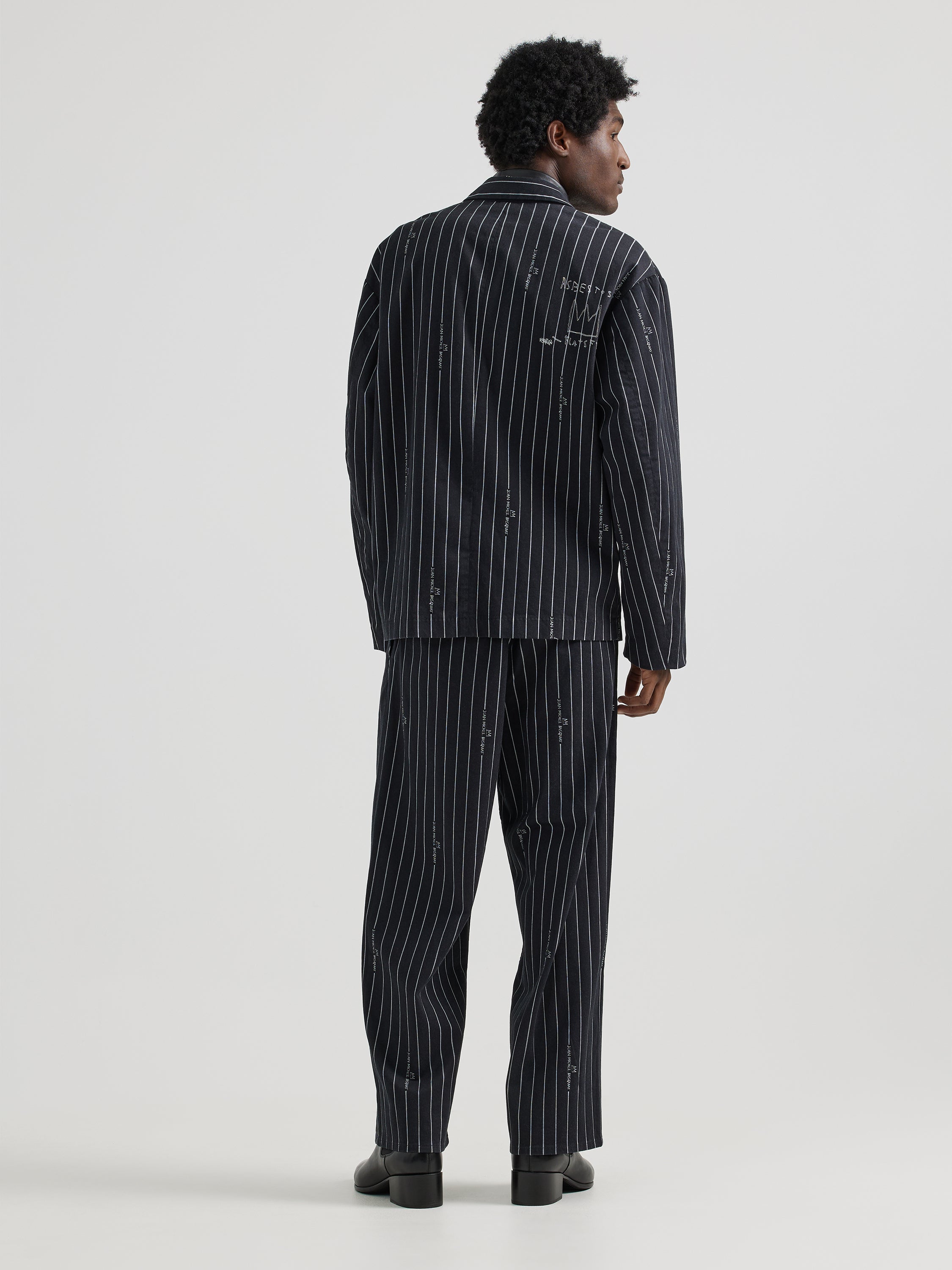 JMB Striped Pant in Black Pants Lee