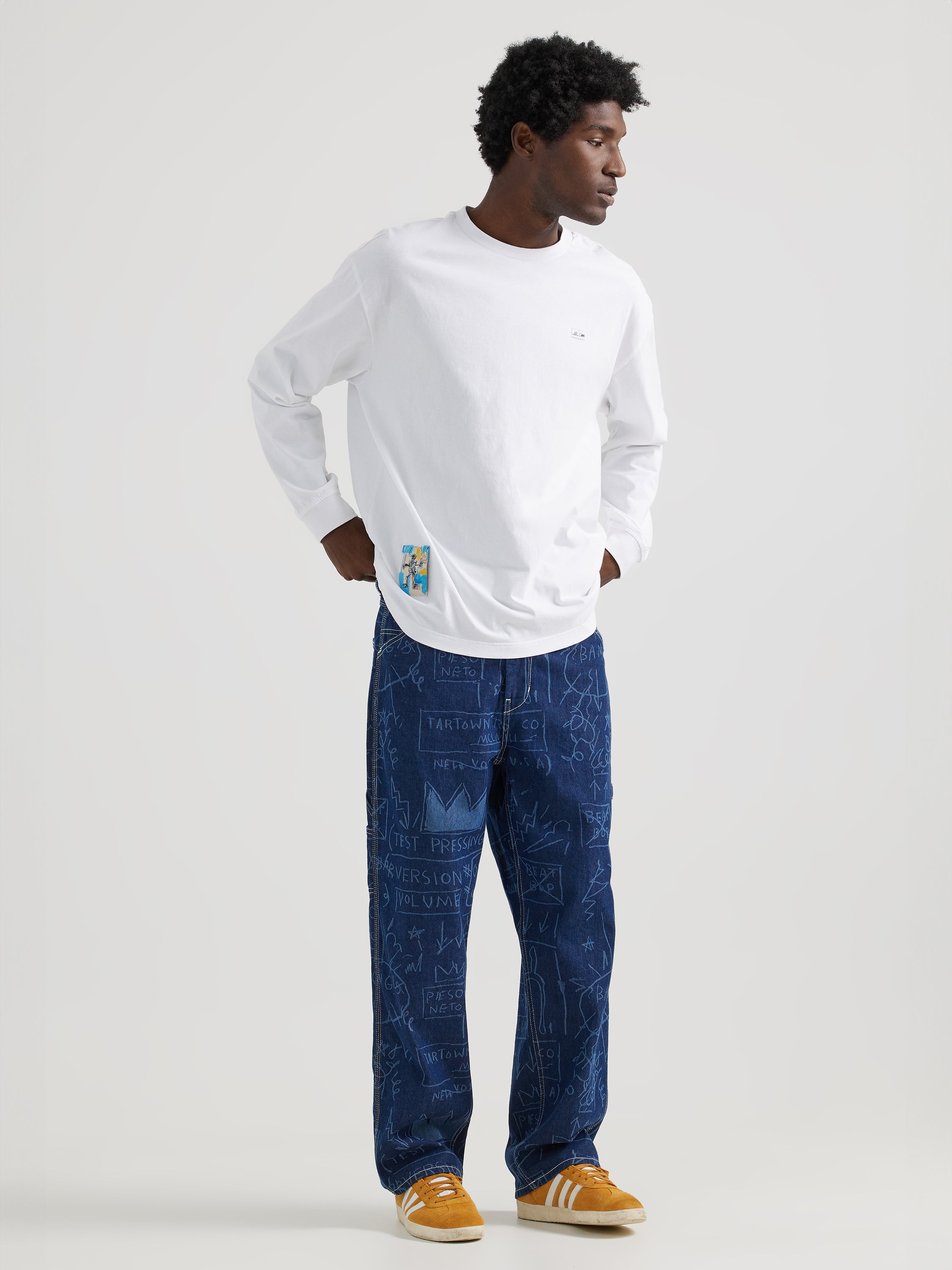 JMB Printed Jeans in Dark Shade Jeans Lee