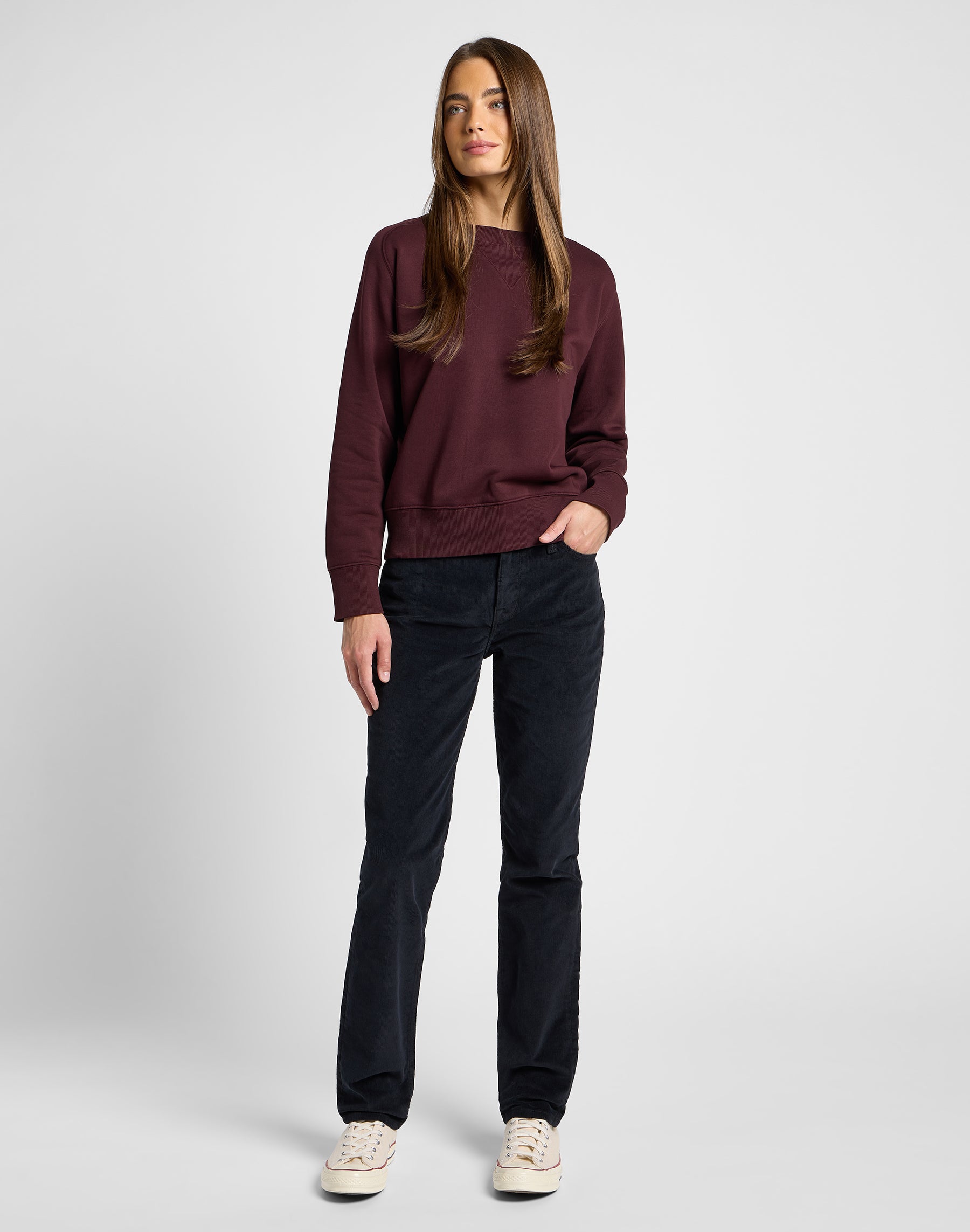 Marion Straight in Unionall Black Pants Lee
