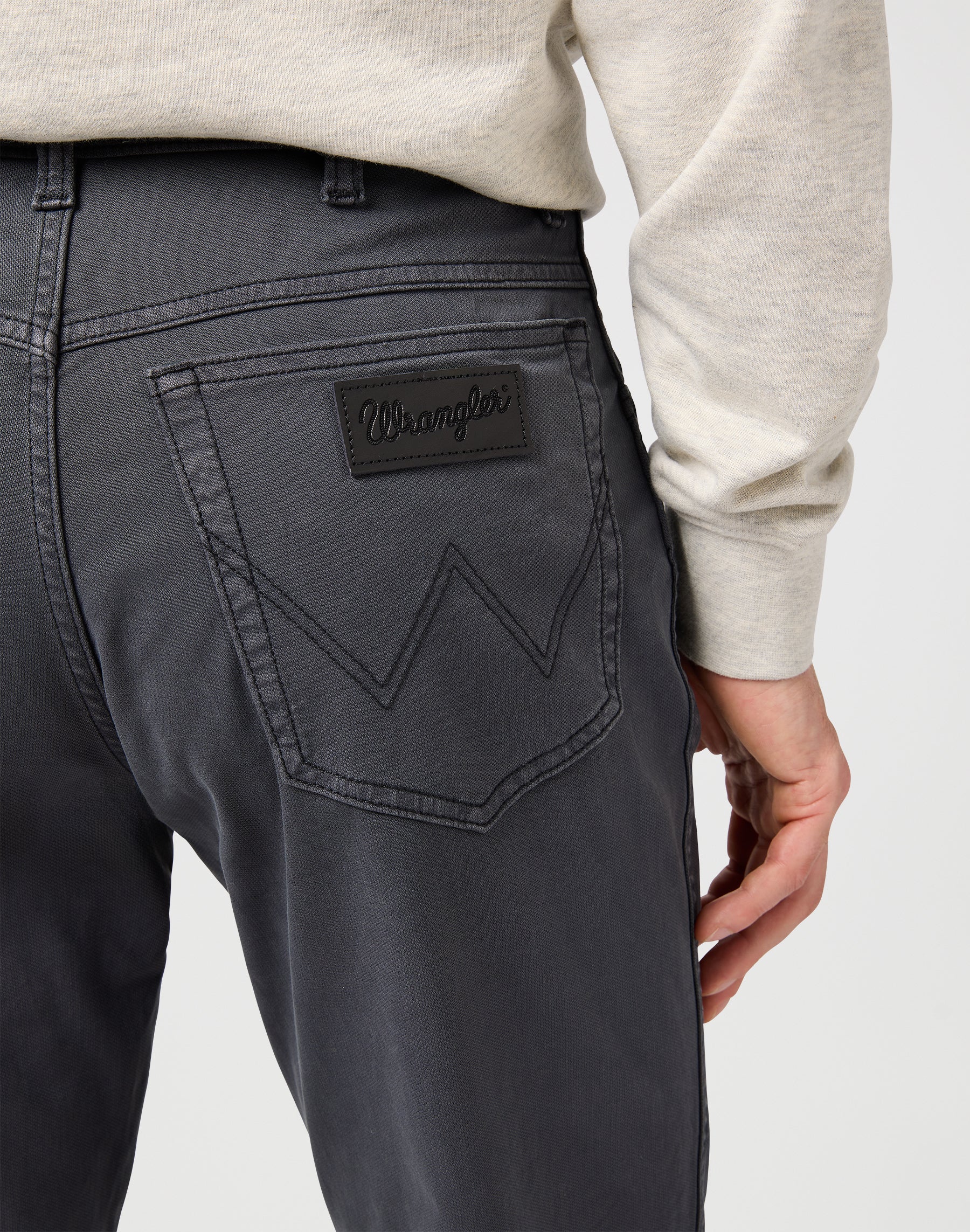 Texas in Faded Black Pants Wrangler