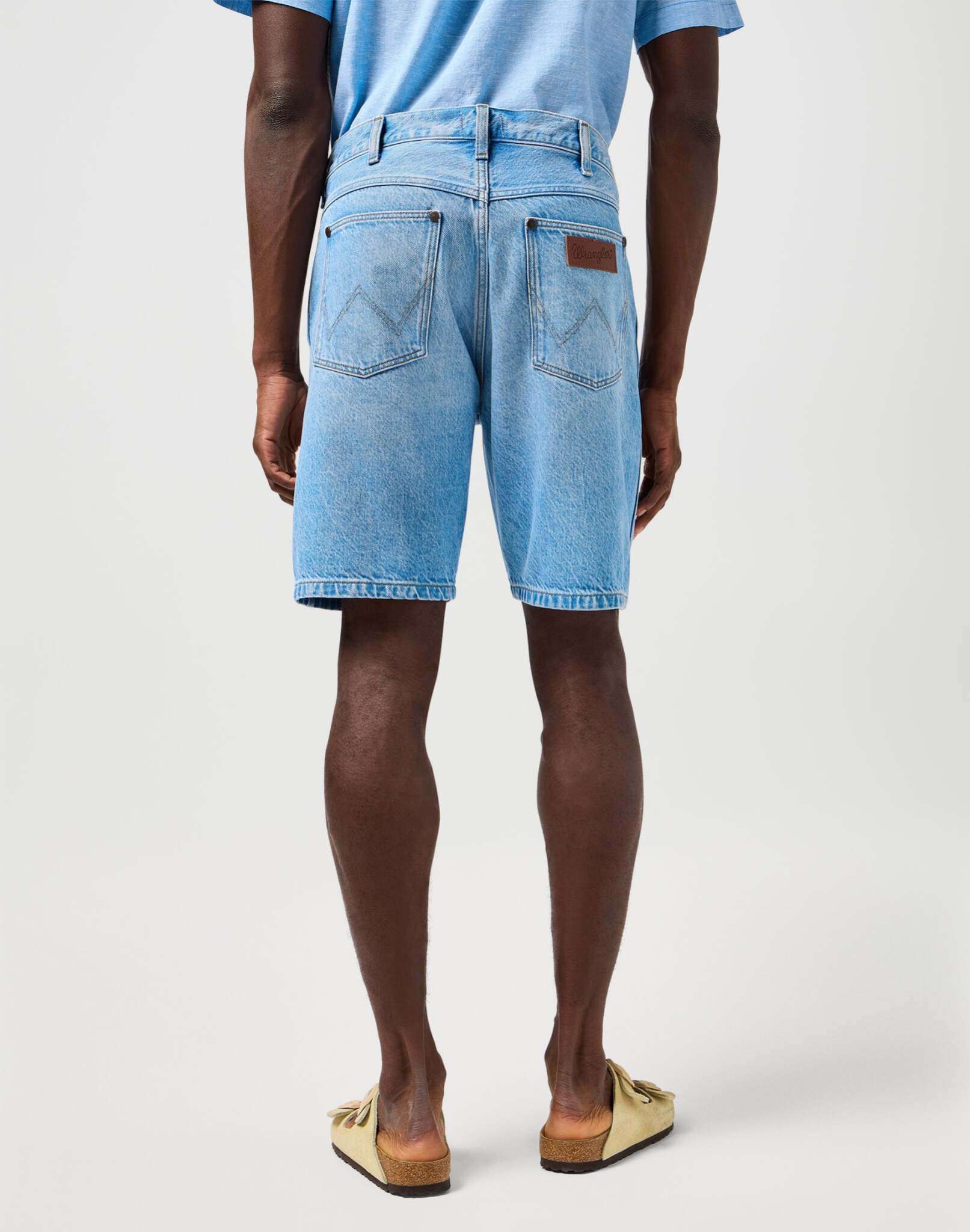 Frontier Short in Frost denim shorts Wrangler