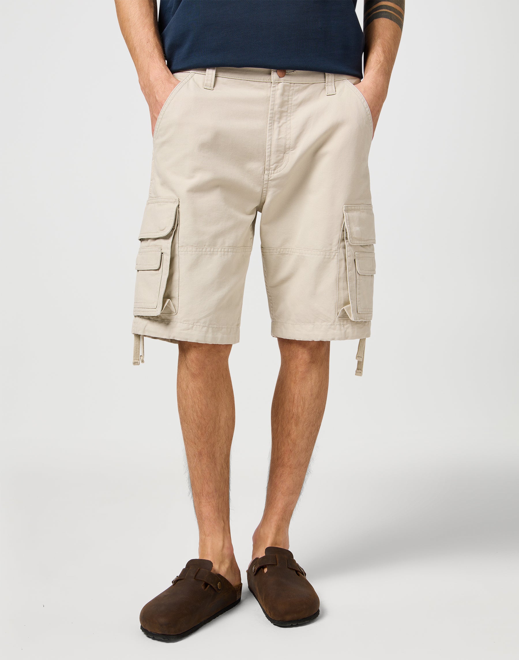 Casey Jones Cargo Shorts in Pelican Shorts Wrangler