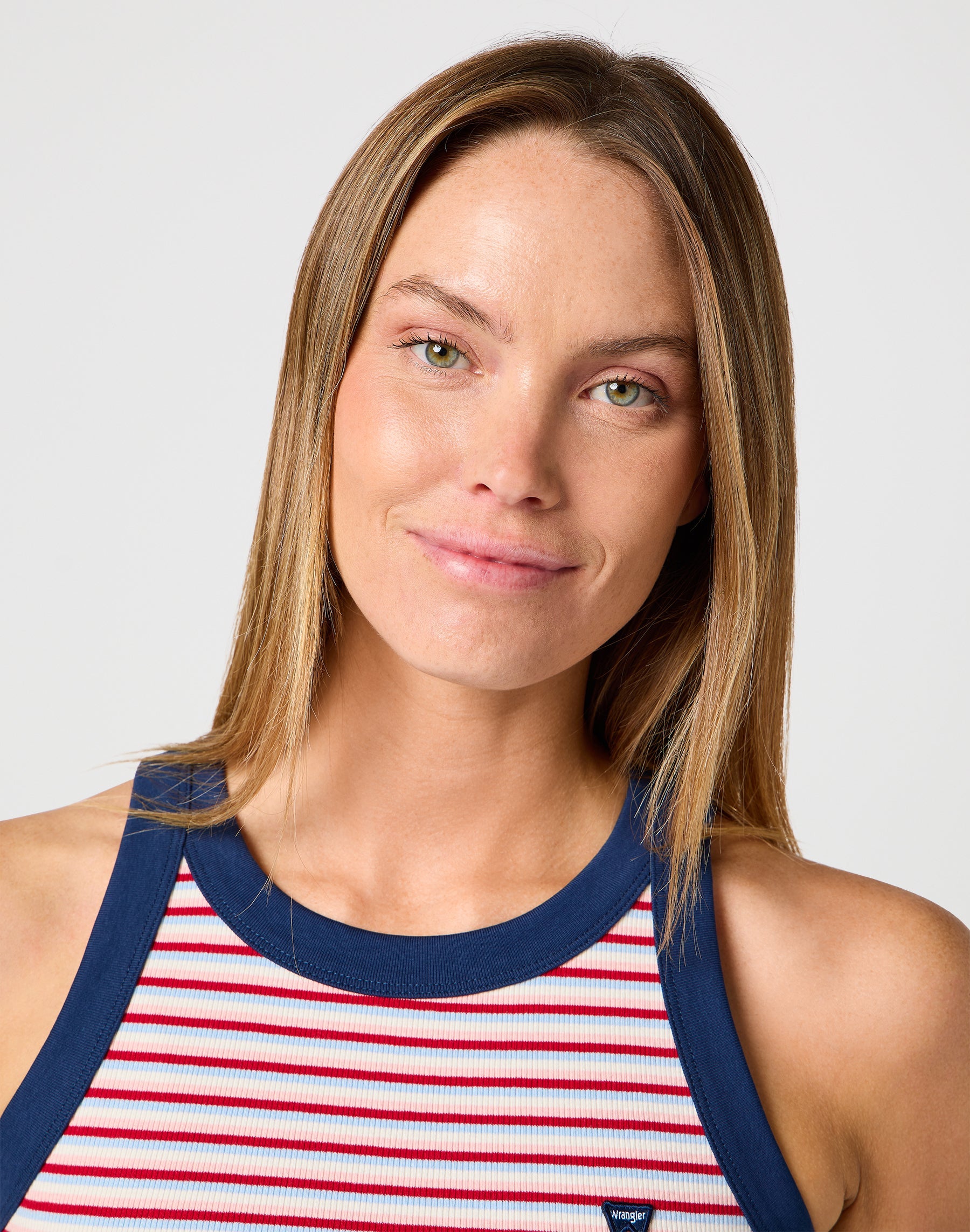 Ringer Tank in Chili T-Shirts Wrangler