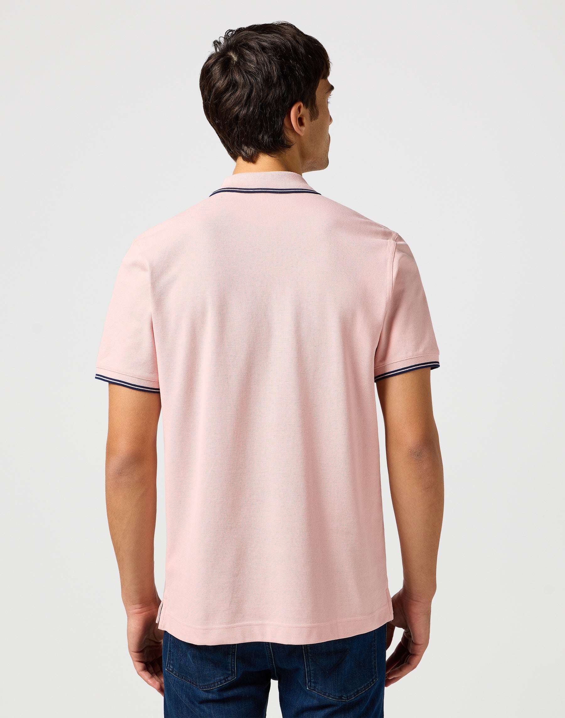 Polo Shirt in Silver Pink T-Shirts Wrangler