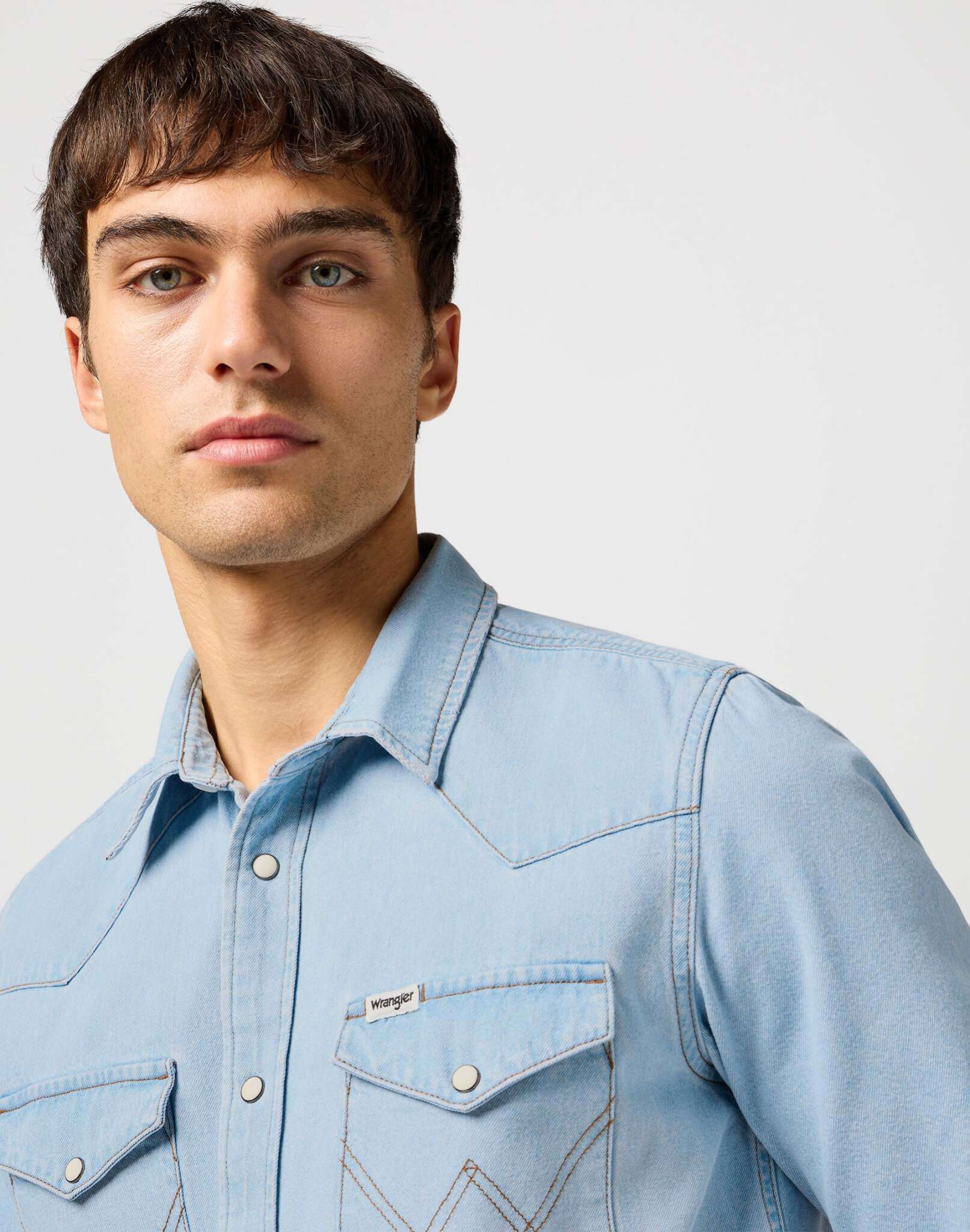 Ss Western Shirt in Authentic Tint Shirts Wrangler